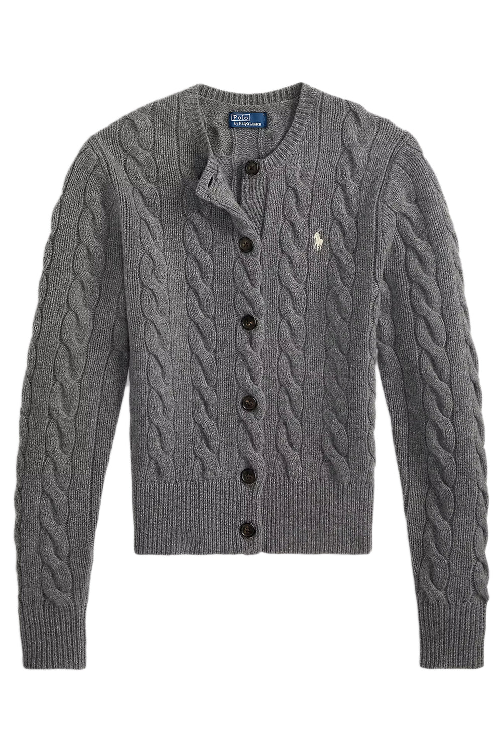 POLO RALPH LAUREN Cardigan a trecce in lana e cashmere