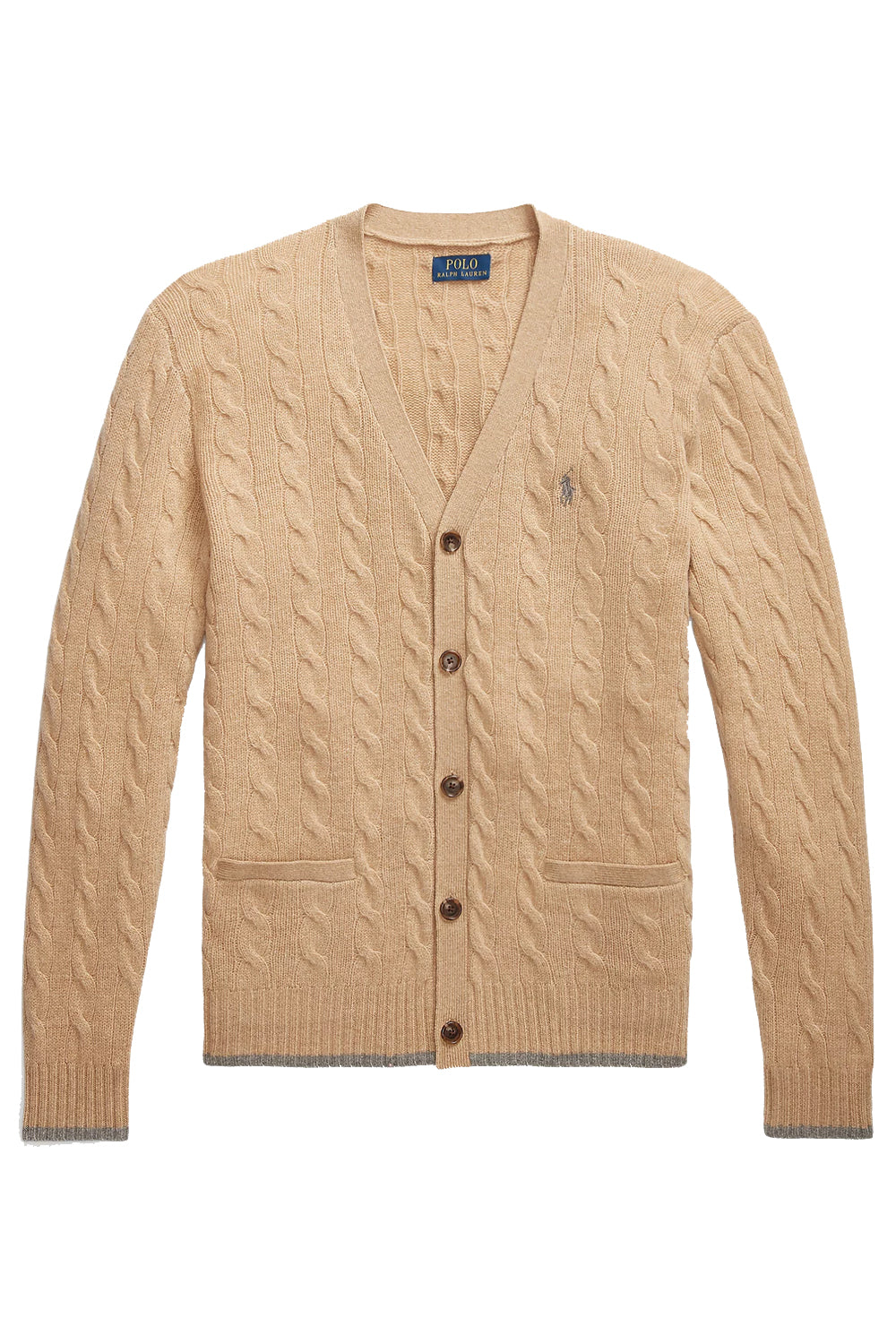 POLO RALPH LAUREN Cardigan a trecce in lana e cashmere Uncategorized POLO RALPH LAUREN