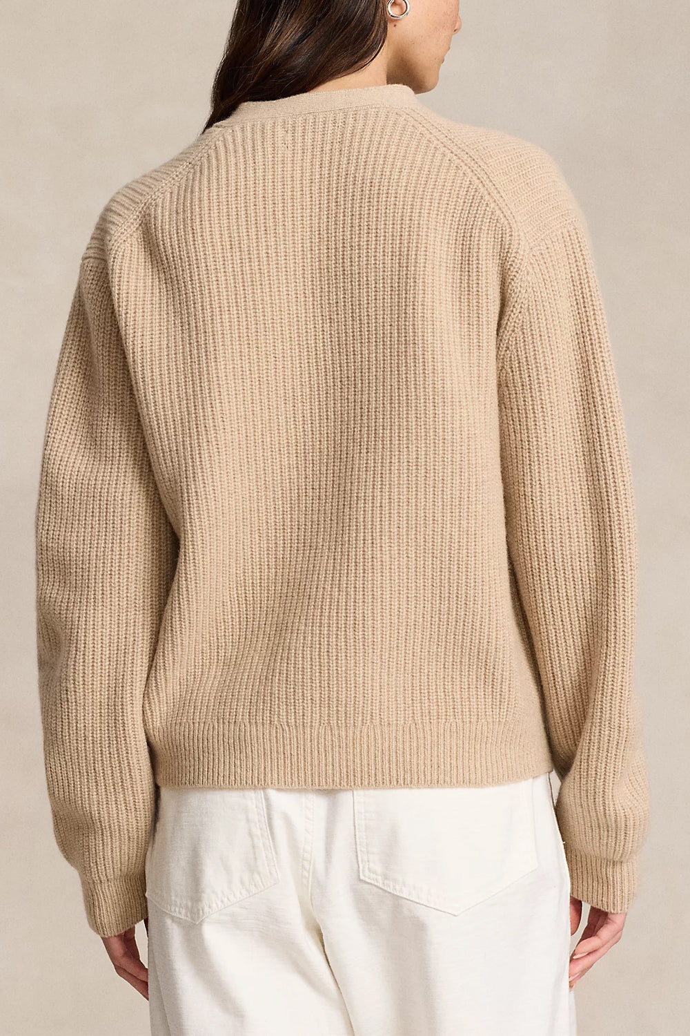 POLO RALPH LAUREN Cardigan in lana e cashmere con scollo a V Uncategorized POLO RALPH LAUREN