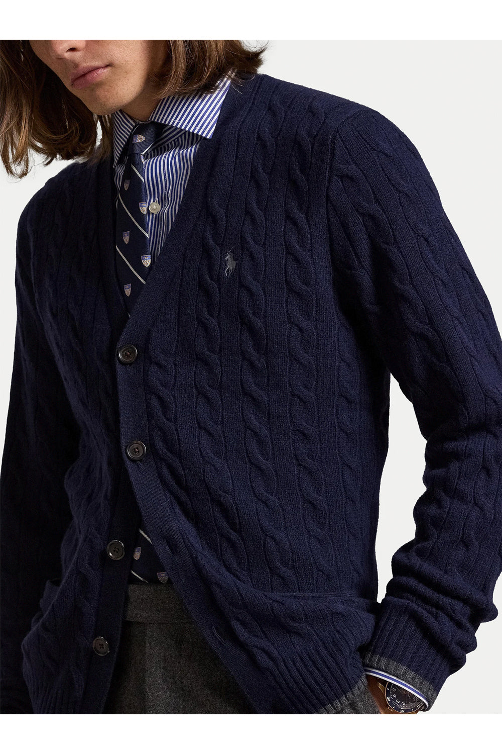 POLO RALPH LAUREN Cardigan in lana con bottoni