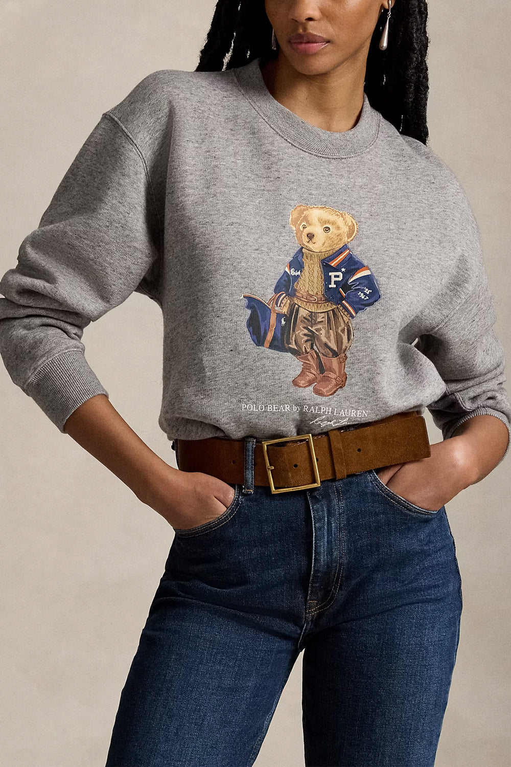 POLO RALPH LAUREN Felpa Polo Bear a girocollo