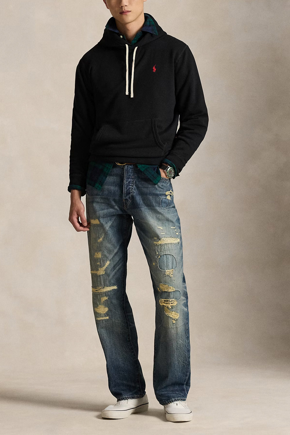 POLO RALPH LAUREN Felpa classica con cappuccio