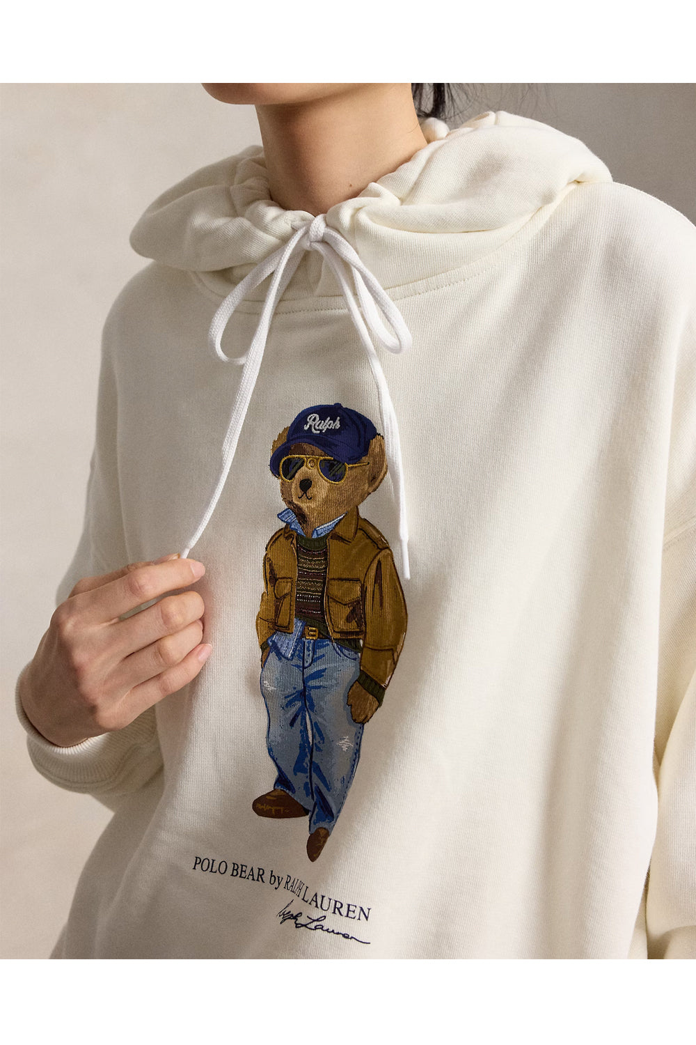 POLO RALPH LAUREN Felpa con cappuccio Polo Bear leggera