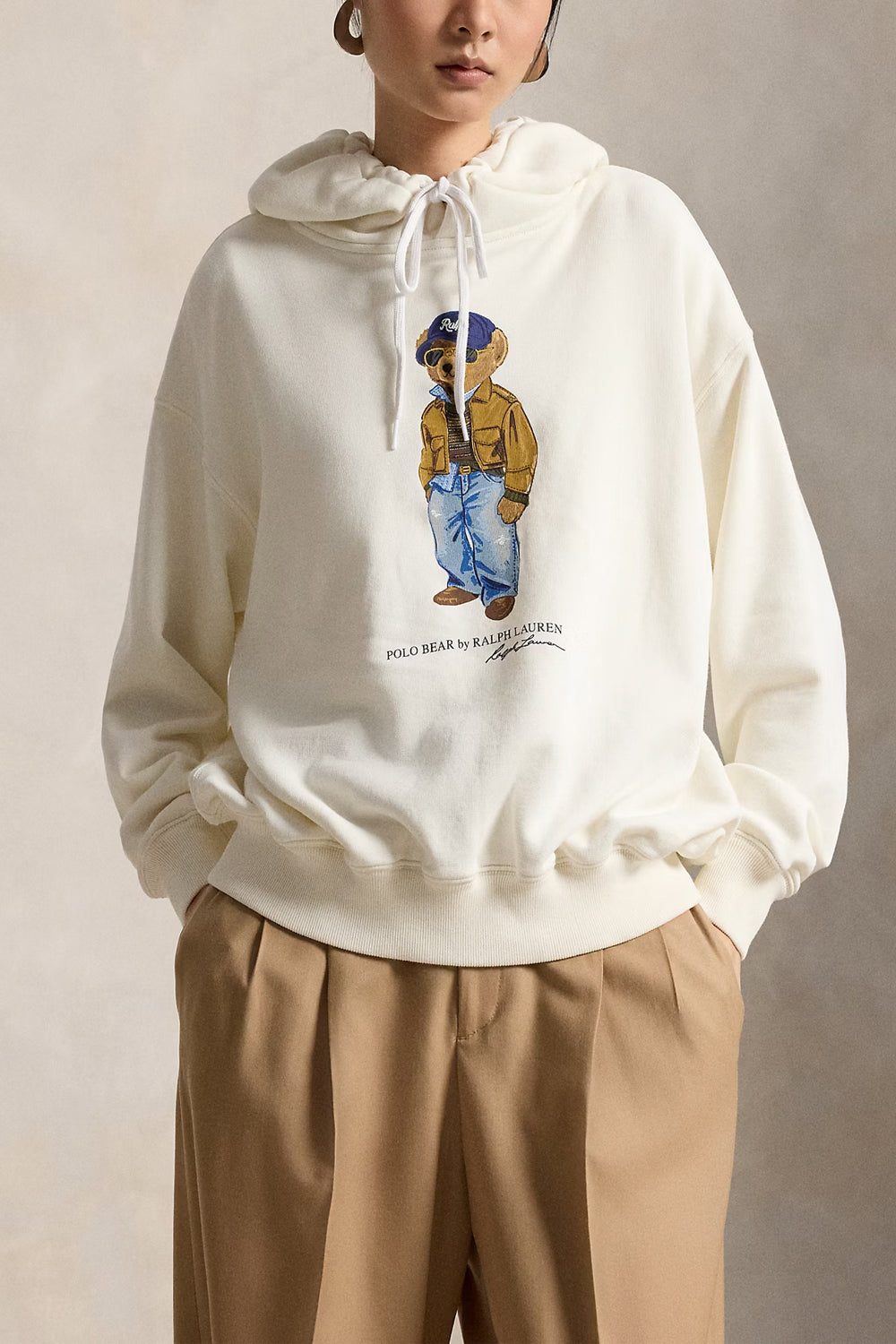 POLO RALPH LAUREN Felpa con cappuccio Polo Bear leggera