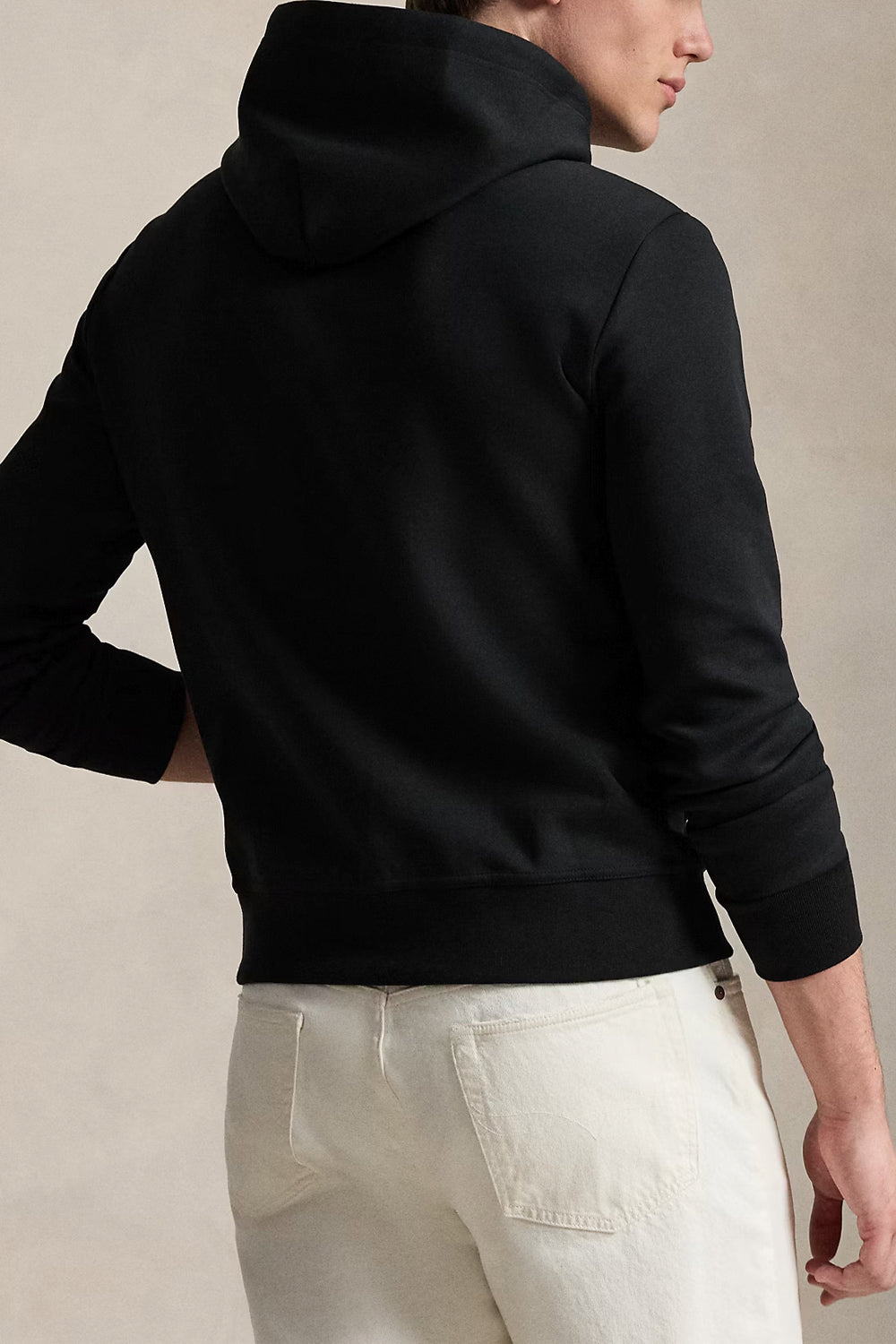 POLO RALPH LAUREN Felpa con cappuccio a maglia doppia
