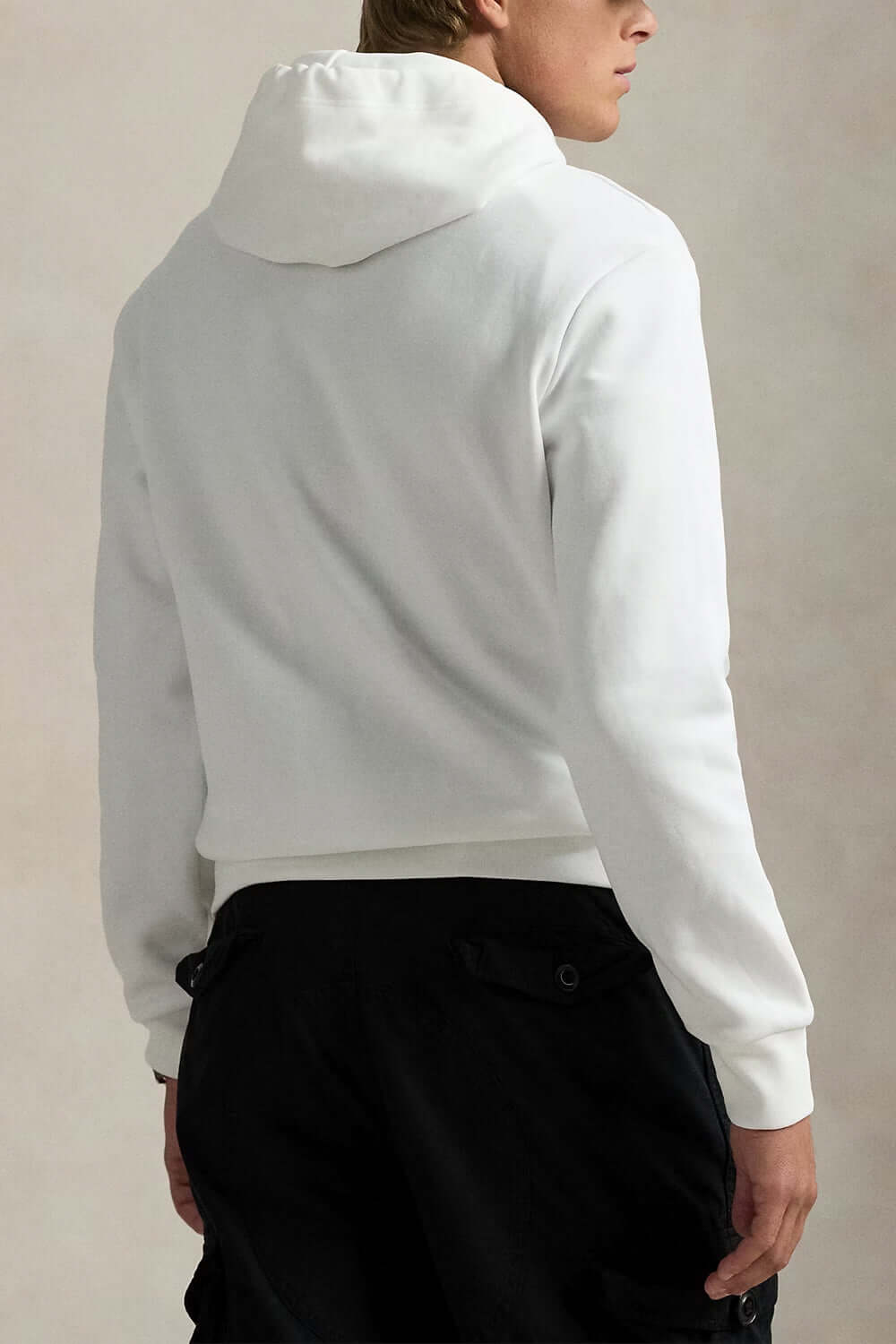 POLO RALPH LAUREN Felpa con cappuccio a maglia doppia
