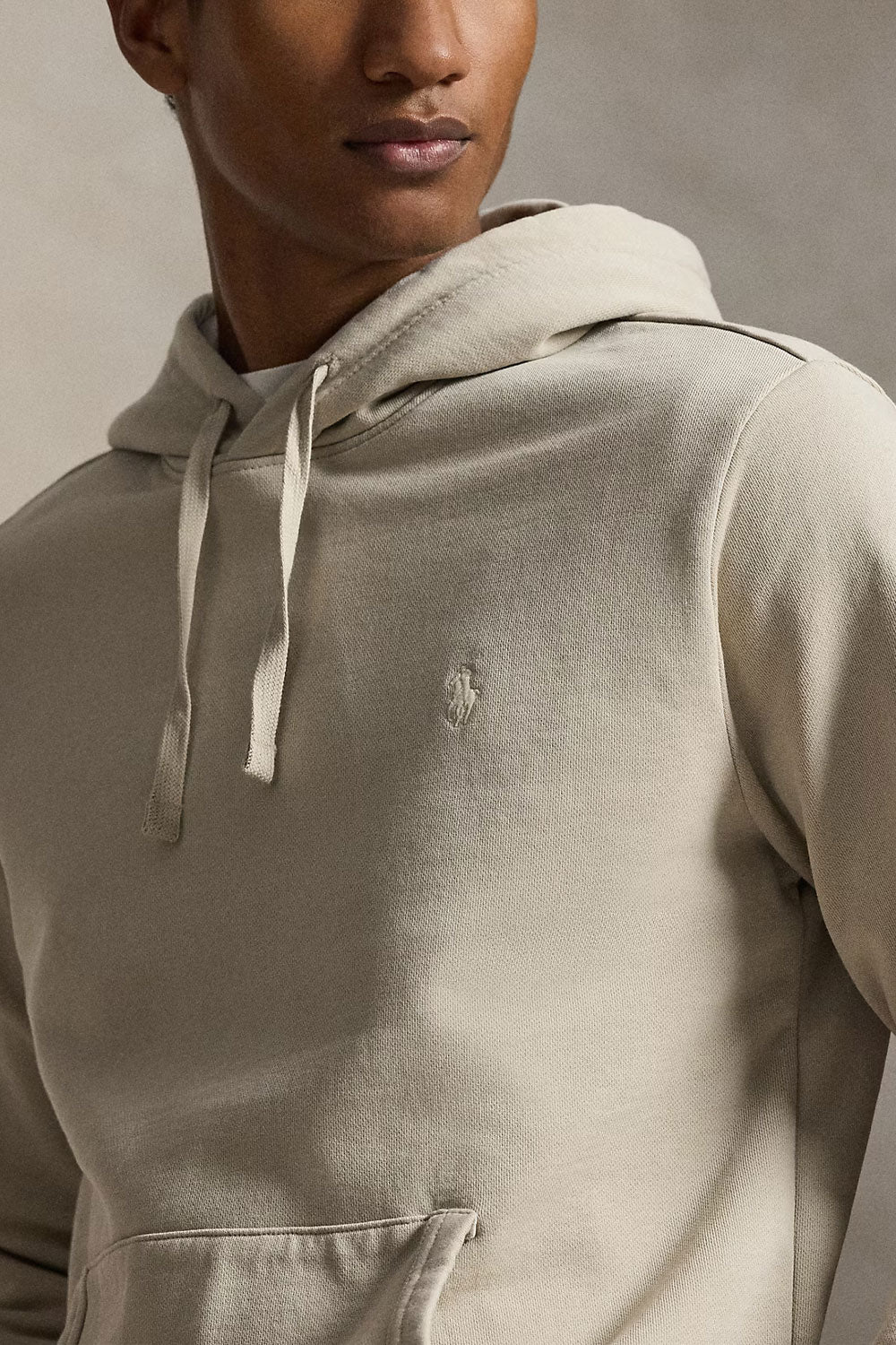 POLO RALPH LAUREN Felpa con cappuccio in cotone loopback