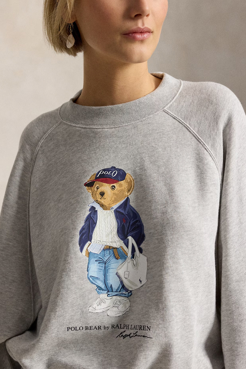 POLO RALPH LAUREN Felpa leggera Polo Bear a girocollo