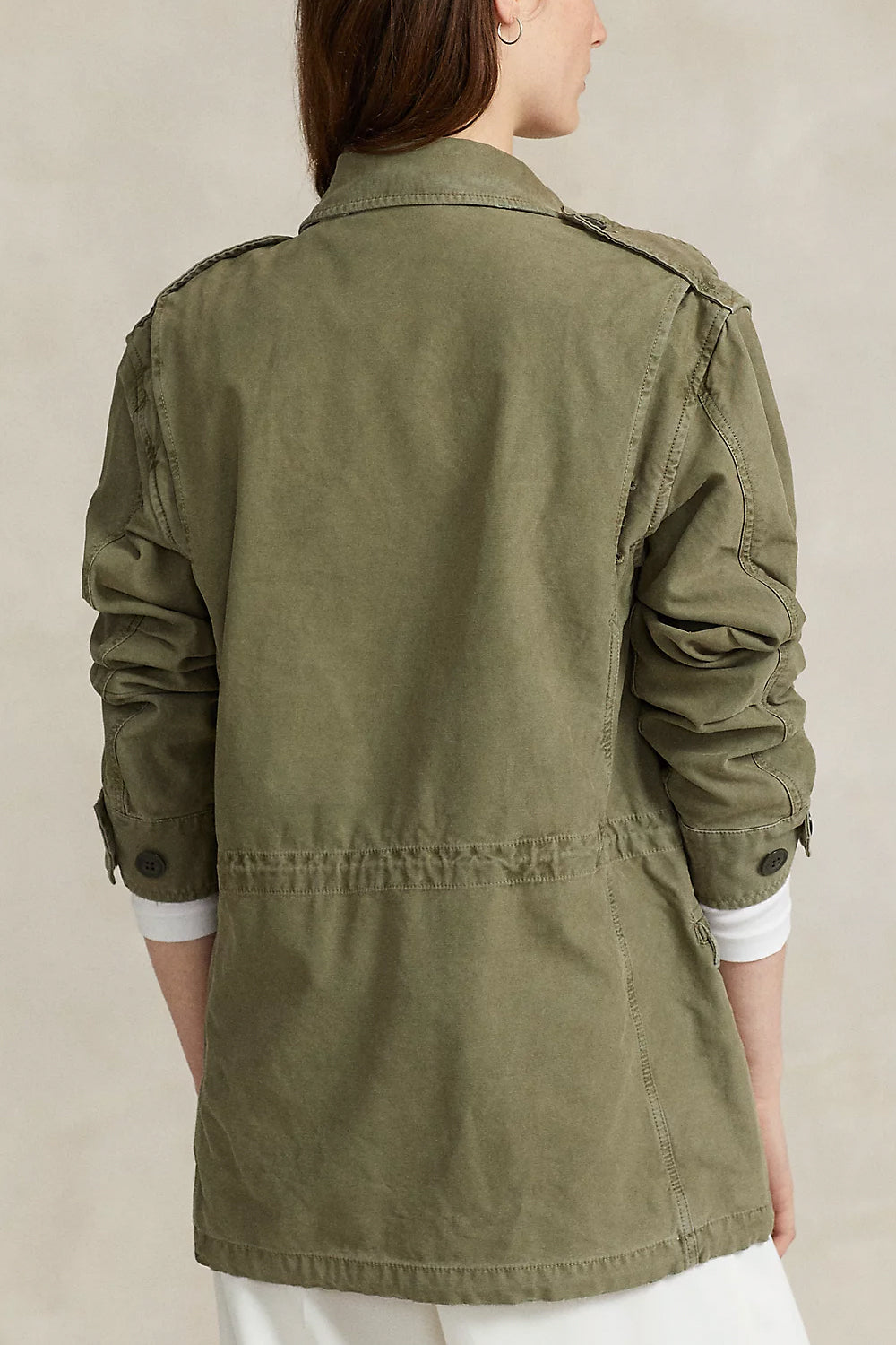 POLO RALPH LAUREN Giacca militare in twill spezzato POLO RALPH LAUREN