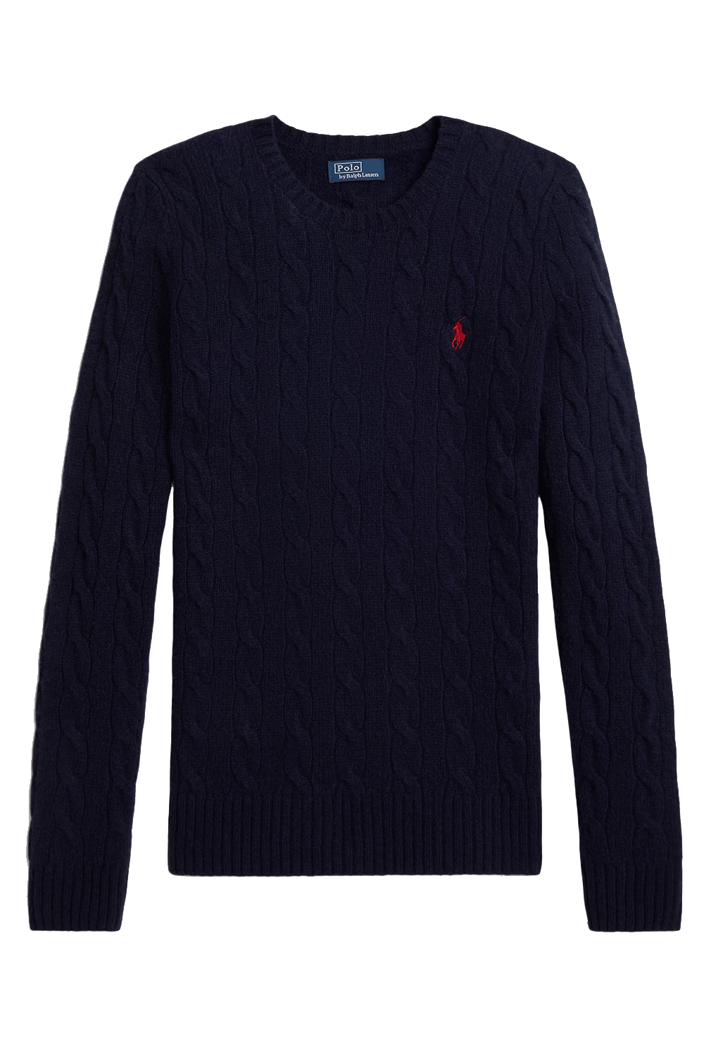 POLO RALPH LAUREN Girocollo in lana e cashmere a trecce