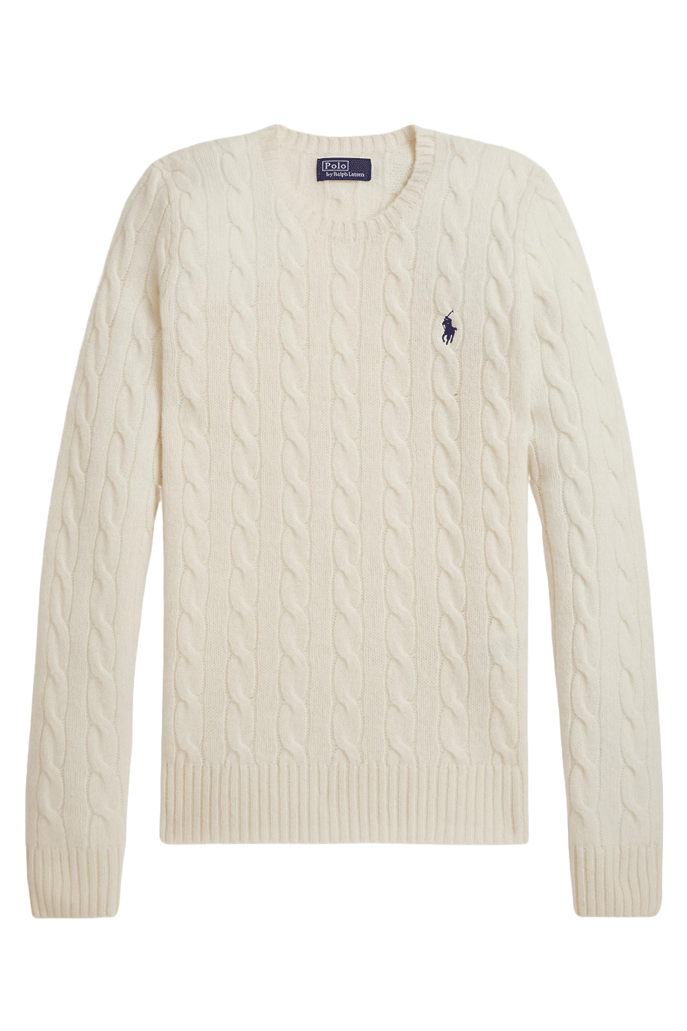 POLO RALPH LAUREN Girocollo in lana e cashmere a trecce