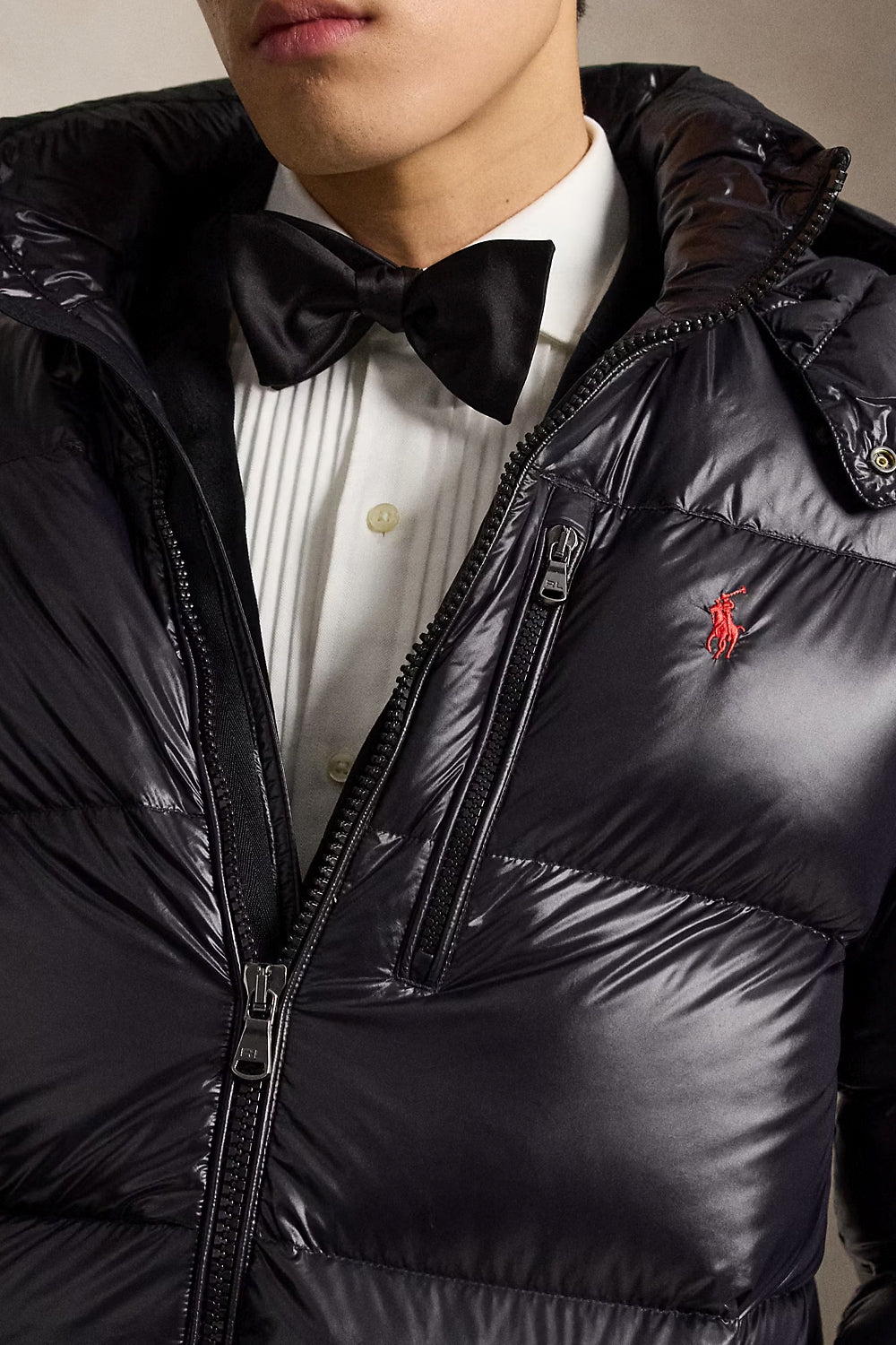 POLO RALPH LAUREN Giubbotto piumino Gorham lucido