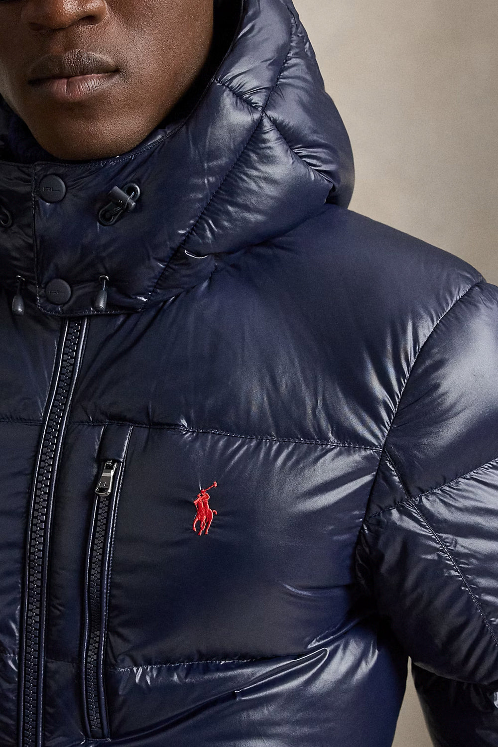 POLO RALPH LAUREN Giubbotto piumino Gorham lucido