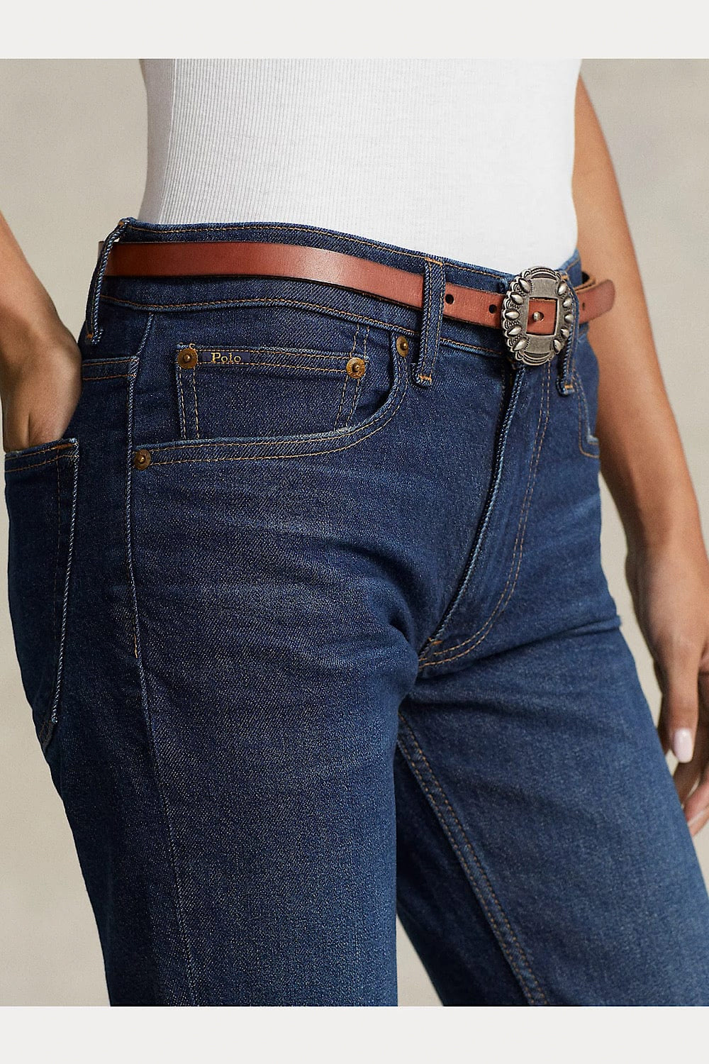 POLO RALPH LAUREN Jeans Super Slim-Fit a vita media POLO RALPH LAUREN
