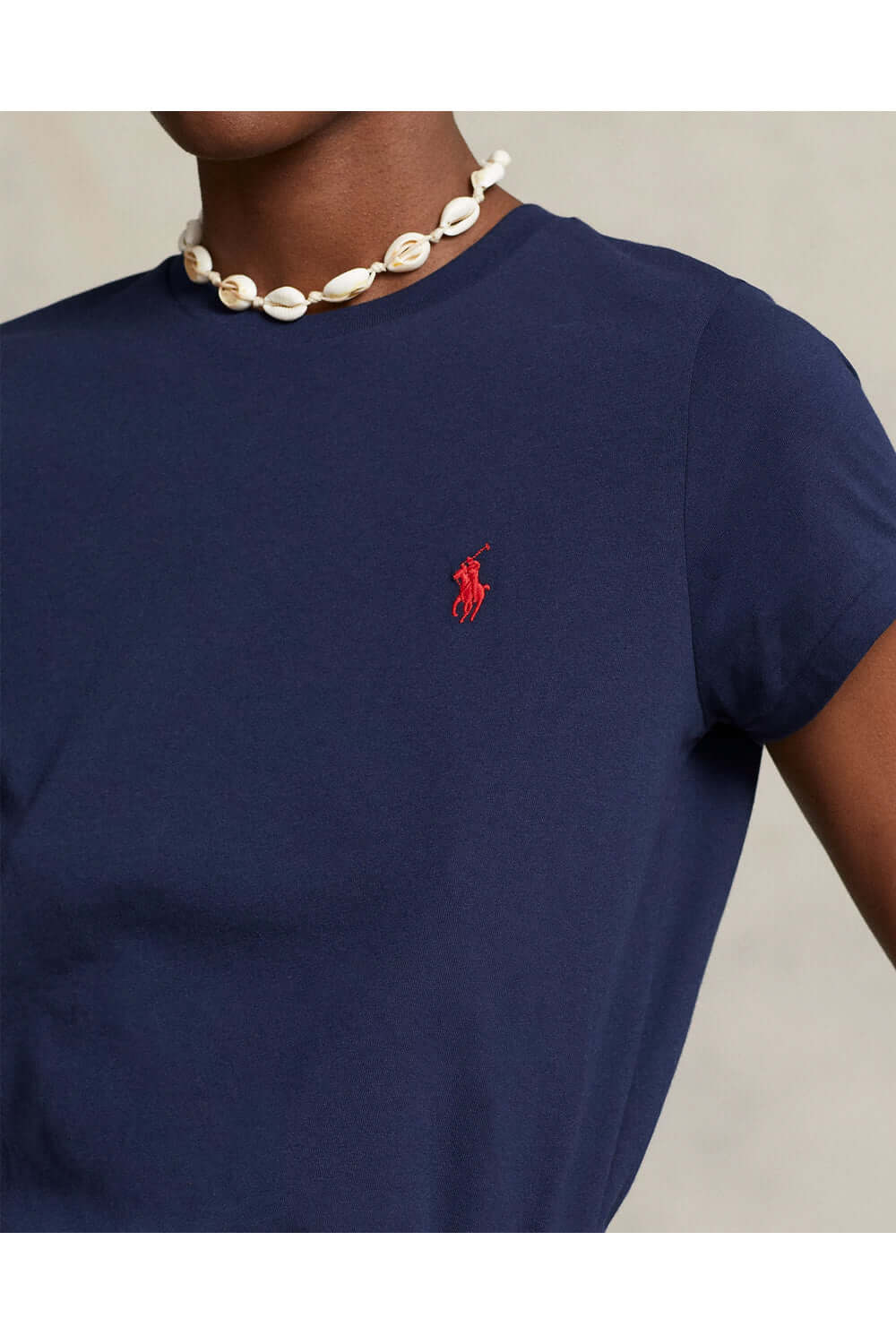 POLO RALPH LAUREN Maglietta girocollo in jersey di cotone