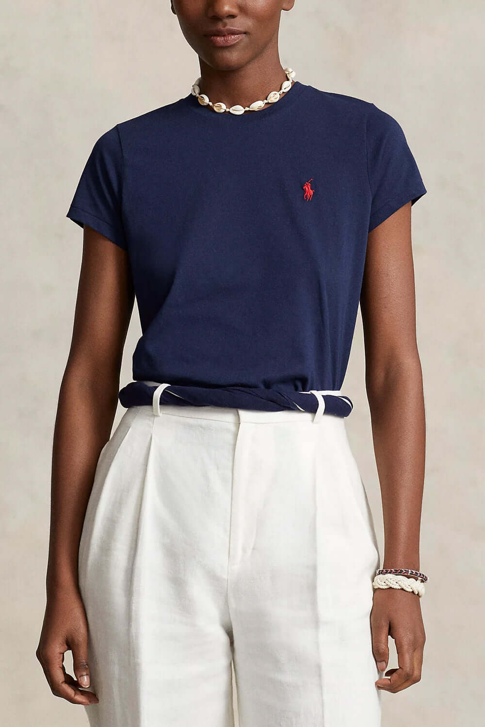 POLO RALPH LAUREN Maglietta girocollo in jersey di cotone Uncategorized POLO RALPH LAUREN