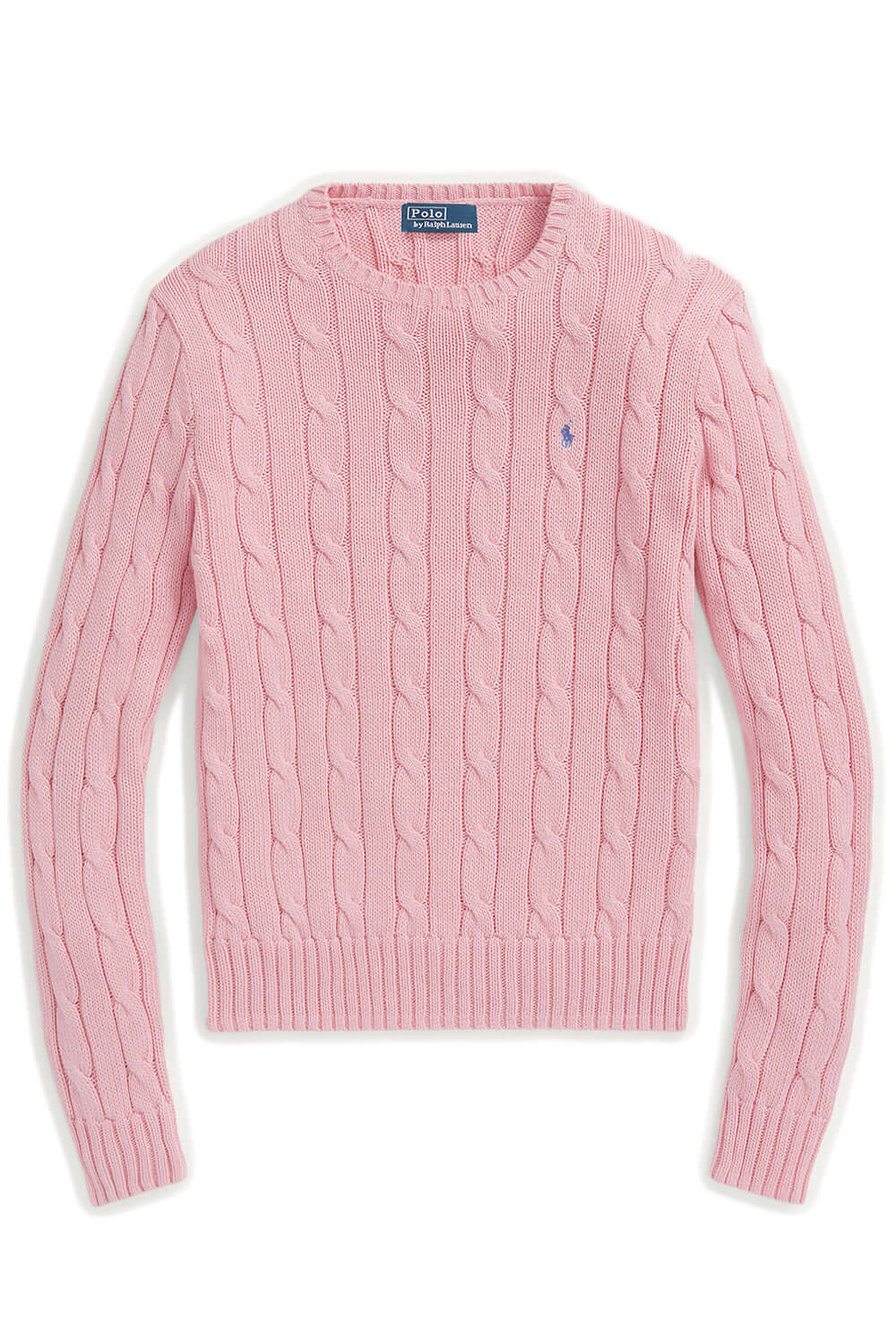 POLO RALPH LAUREN Maglia a girocollo in cotone a trecce Uncategorized POLO RALPH LAUREN