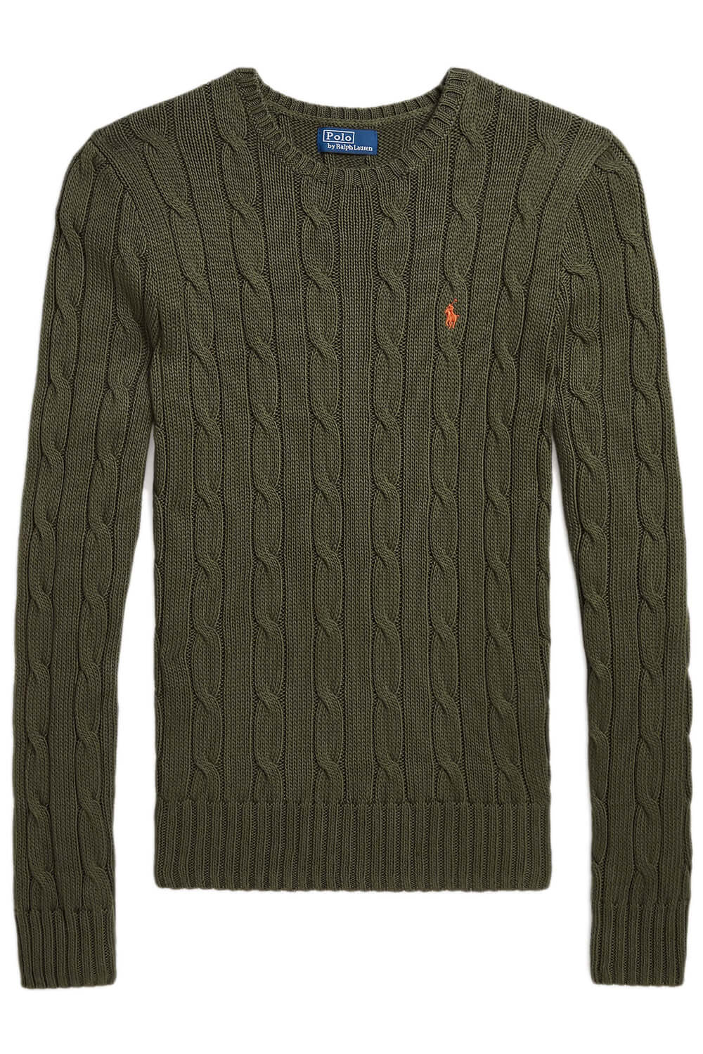 POLO RALPH LAUREN Maglia a girocollo in cotone a trecce Uncategorized POLO RALPH LAUREN