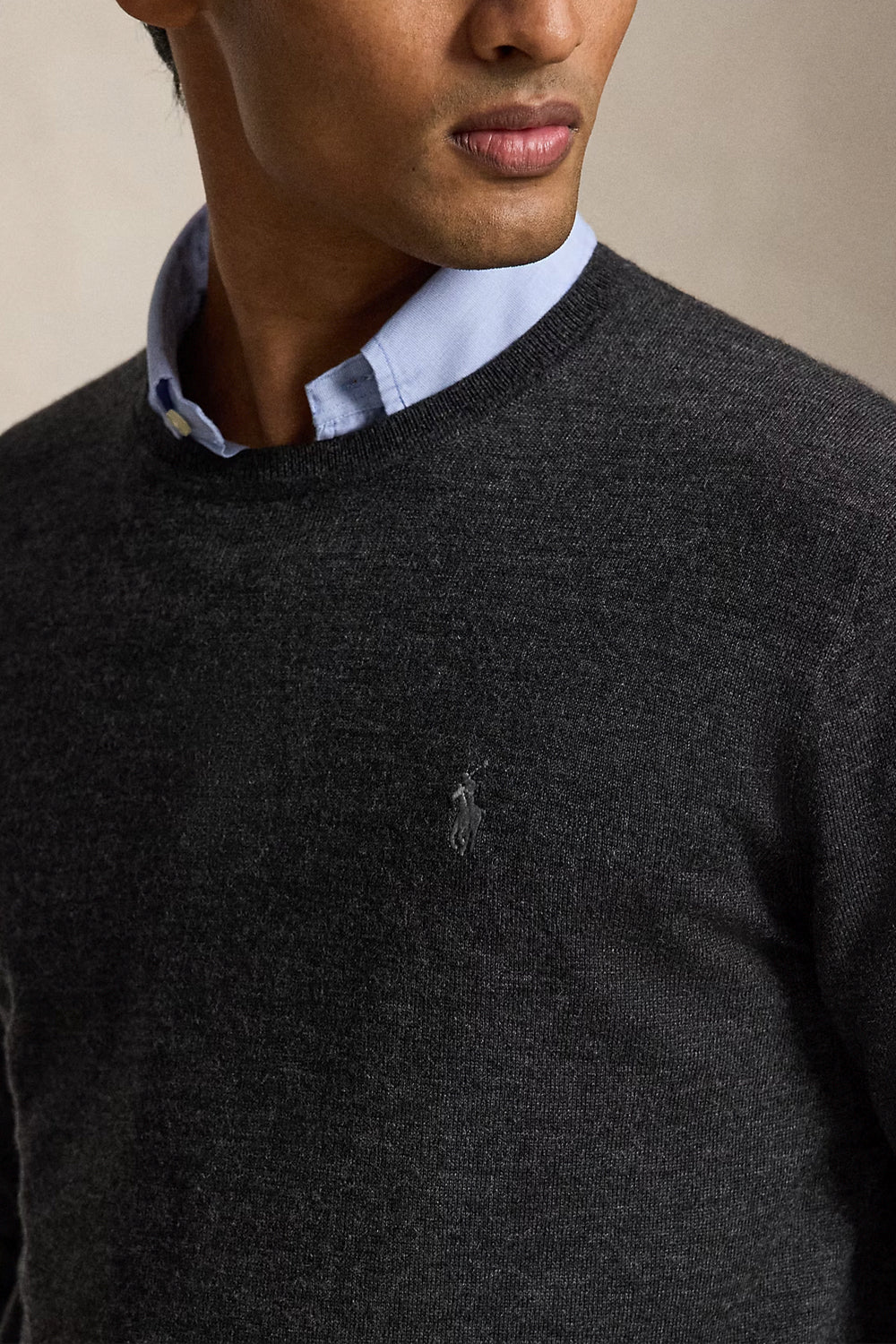 POLO RALPH LAUREN Maglia a girocollo in lana lavabile