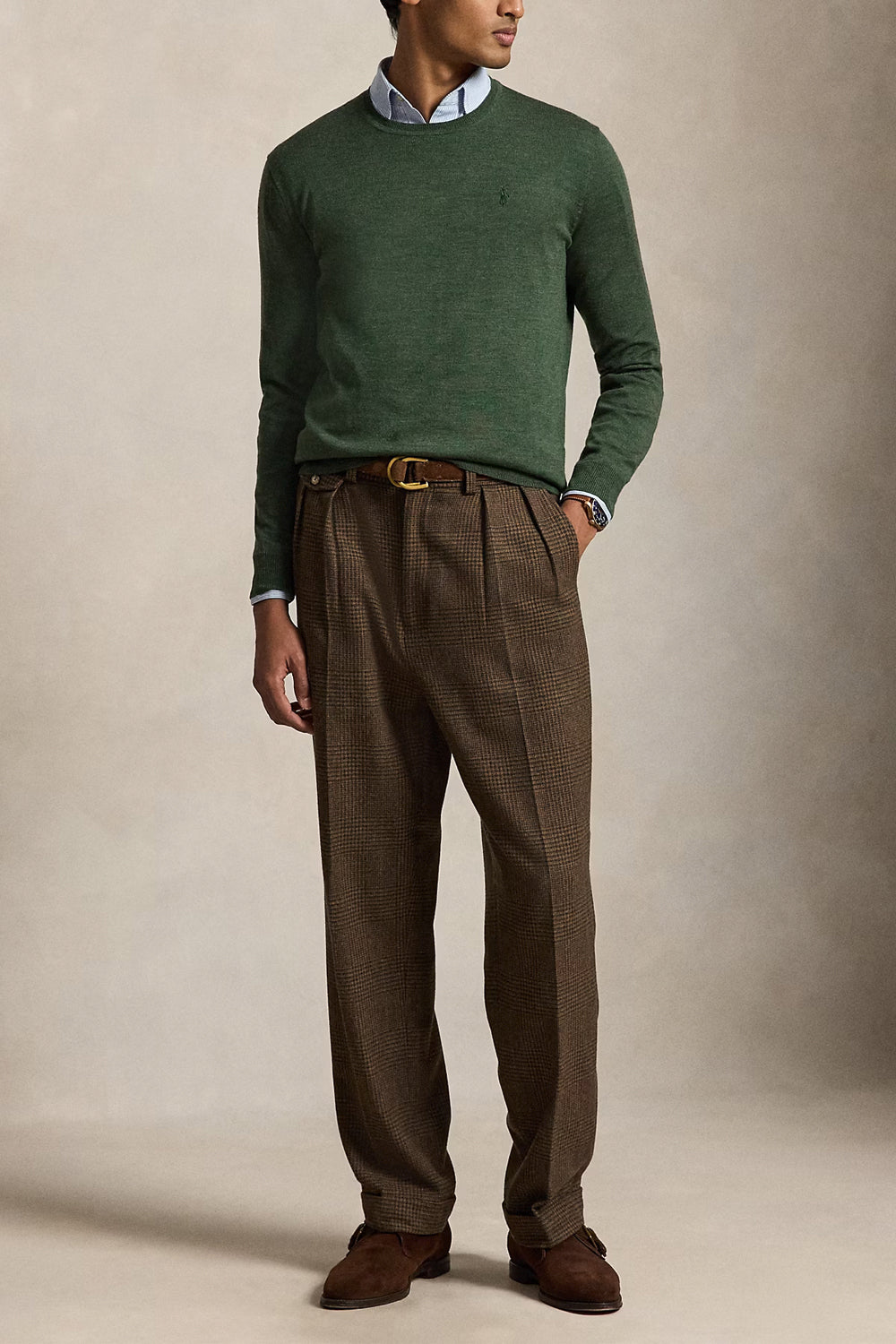 POLO RALPH LAUREN Maglia a girocollo in lana lavabile