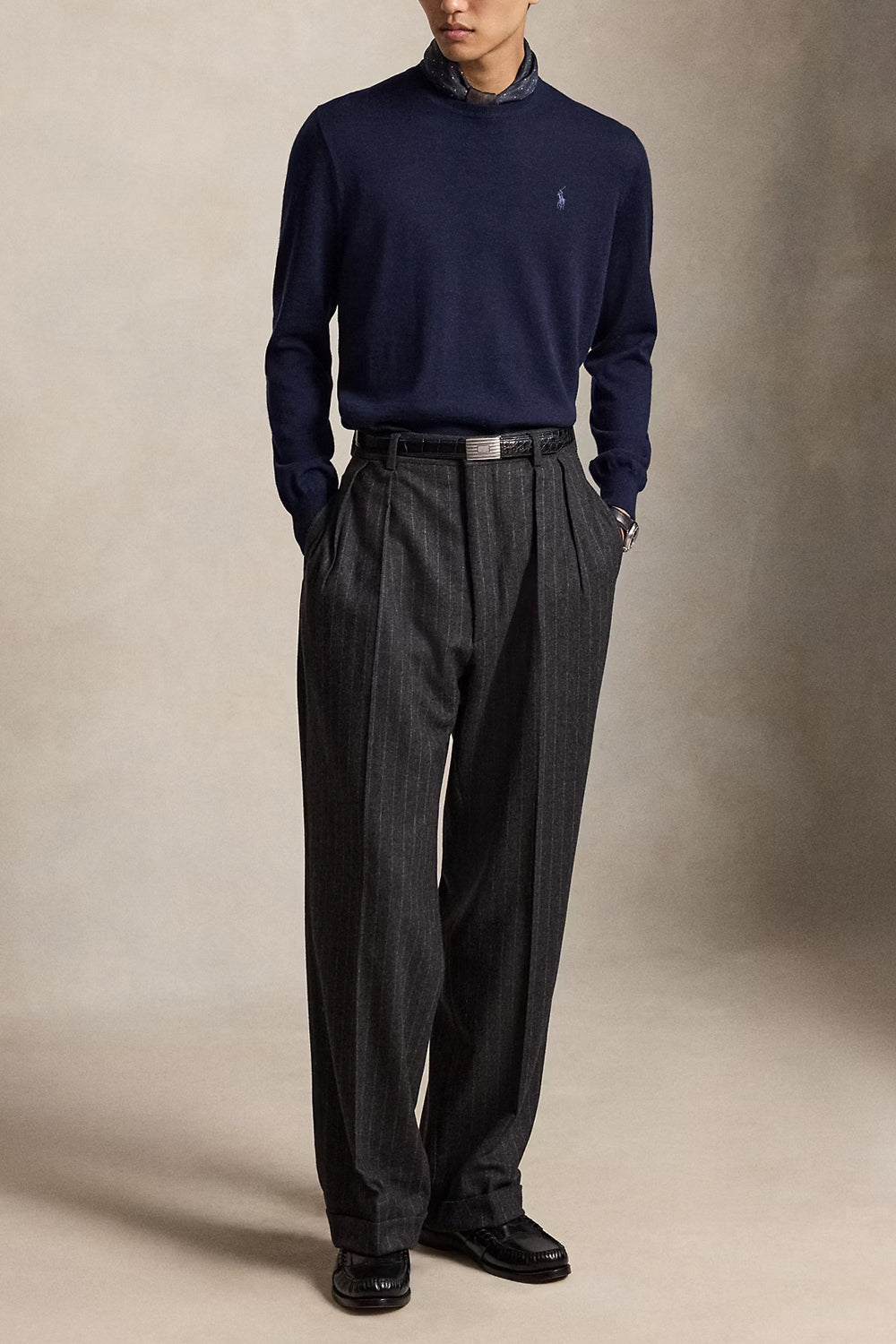 POLO RALPH LAUREN Maglia a girocollo in lana lavabile