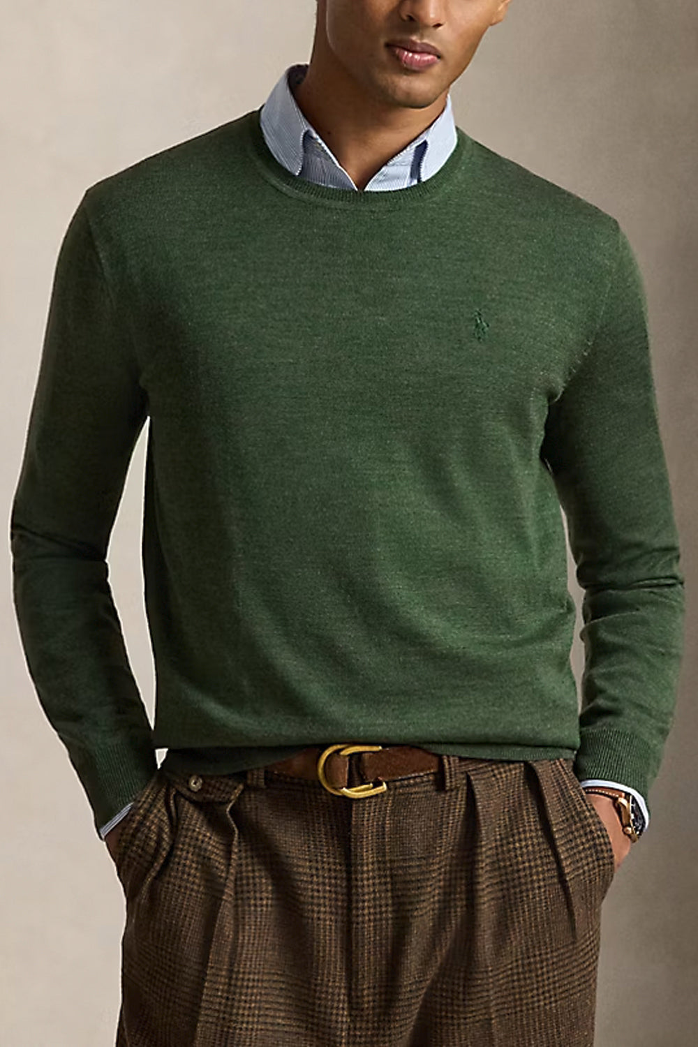 POLO RALPH LAUREN Maglia a girocollo in lana lavabile