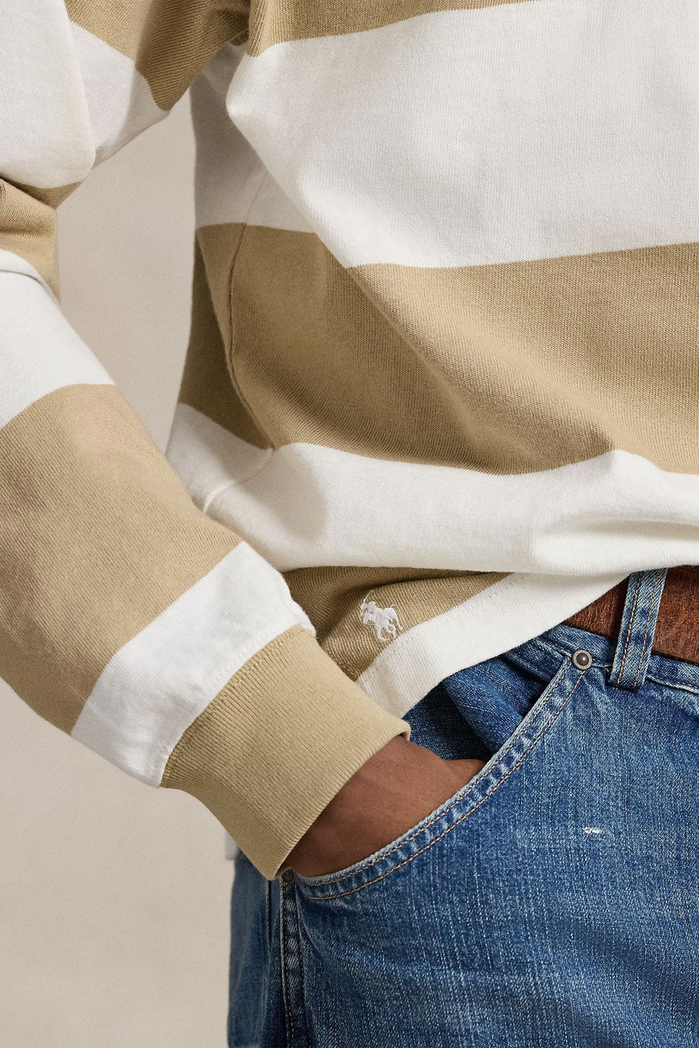 POLO RALPH LAUREN Maglia da rugby in jersey Big-Fit