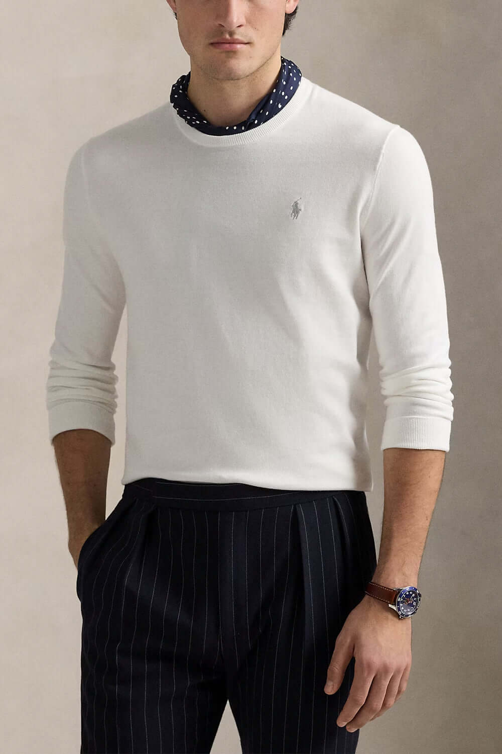 POLO RALPH LAUREN Maglia effetto texture Slim-Fit Uncategorized POLO RALPH LAUREN