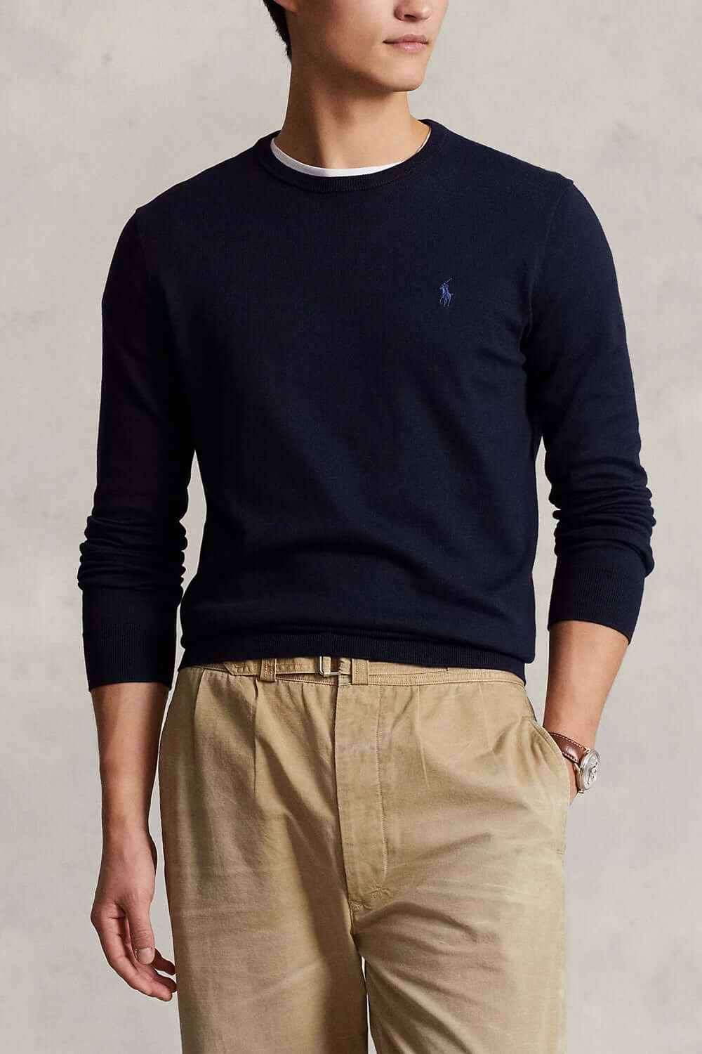 POLO RALPH LAUREN Maglia in cotone Slim-Fit Uncategorized POLO RALPH LAUREN