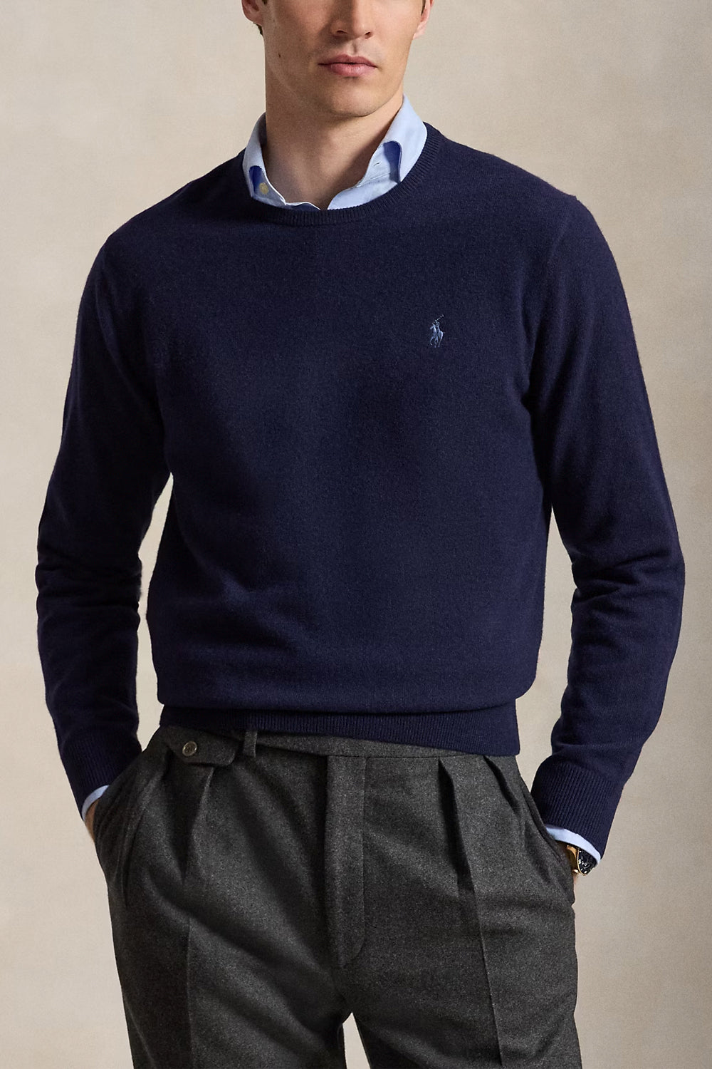 POLO RALPH LAUREN Maglia in lana a girocollo