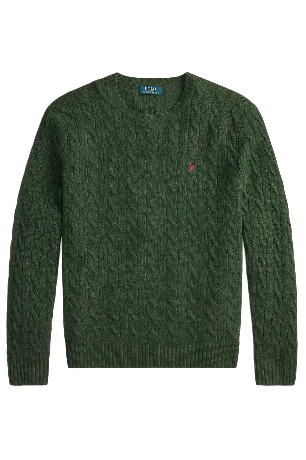 POLO RALPH LAUREN Maglia in lana e cashmere a trecce