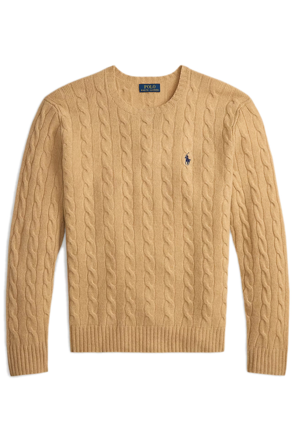 POLO RALPH LAUREN Maglia in lana e cashmere a trecce