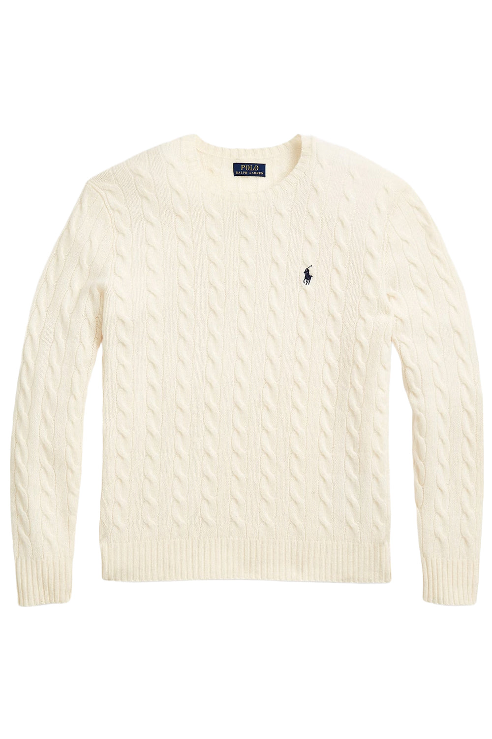 POLO RALPH LAUREN Maglia in lana e cashmere a trecce