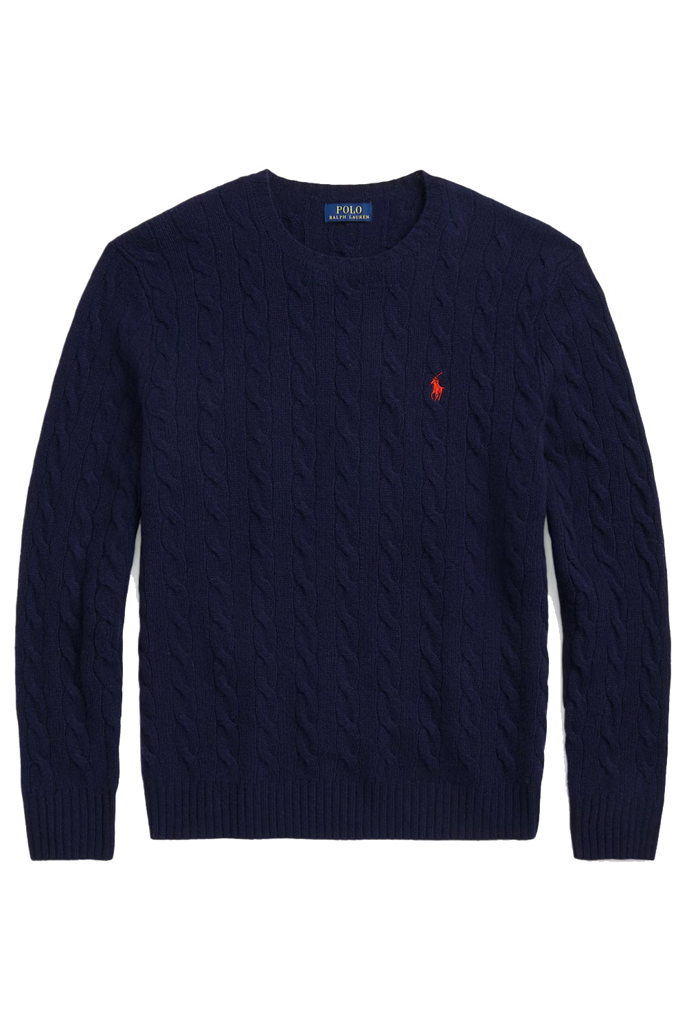 POLO RALPH LAUREN Maglia in lana e cashmere a trecce
