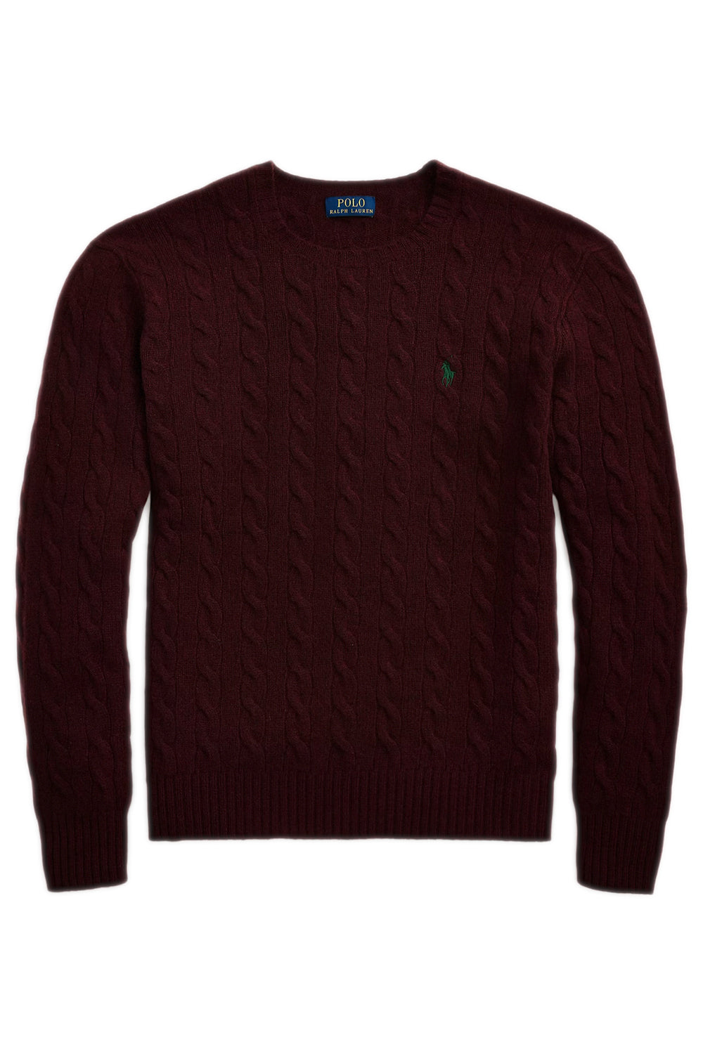 POLO RALPH LAUREN Maglia in lana e cashmere a trecce