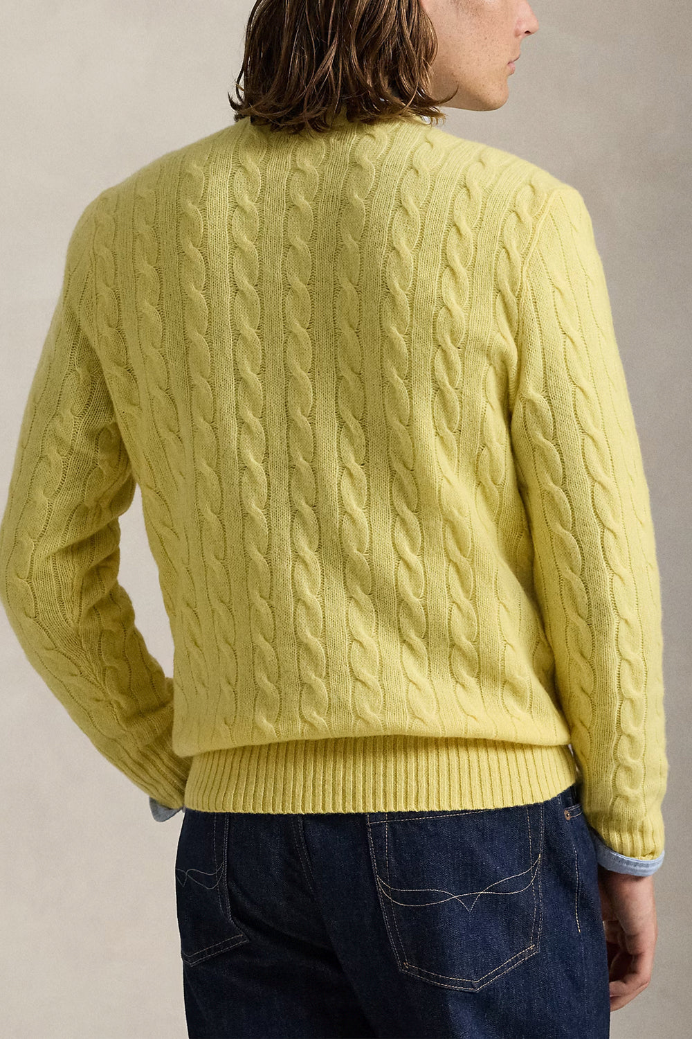 POLO RALPH LAUREN Maglia in lana e cashmere a trecce