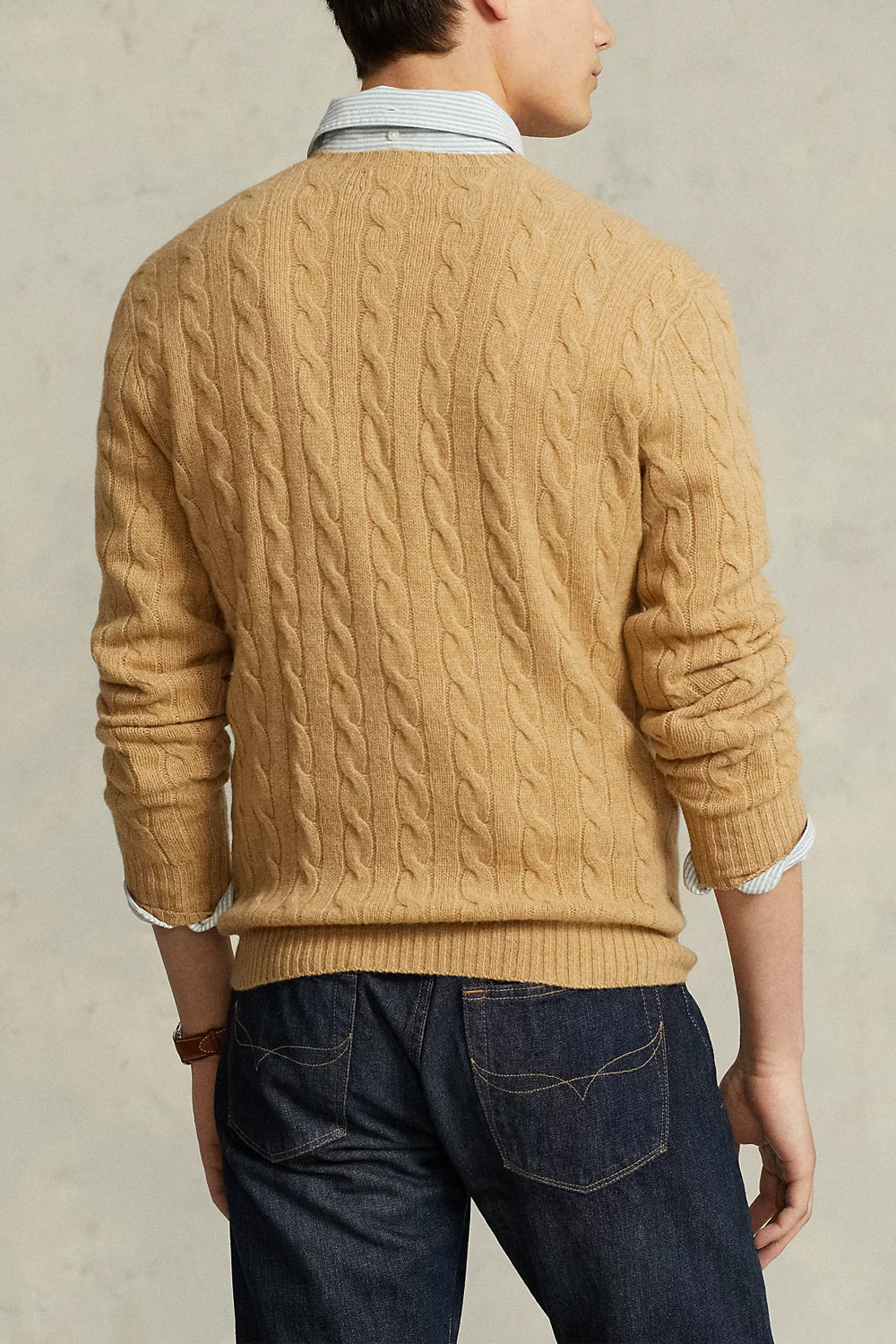 POLO RALPH LAUREN Maglia in lana e cashmire a trecce Uncategorized POLO RALPH LAUREN