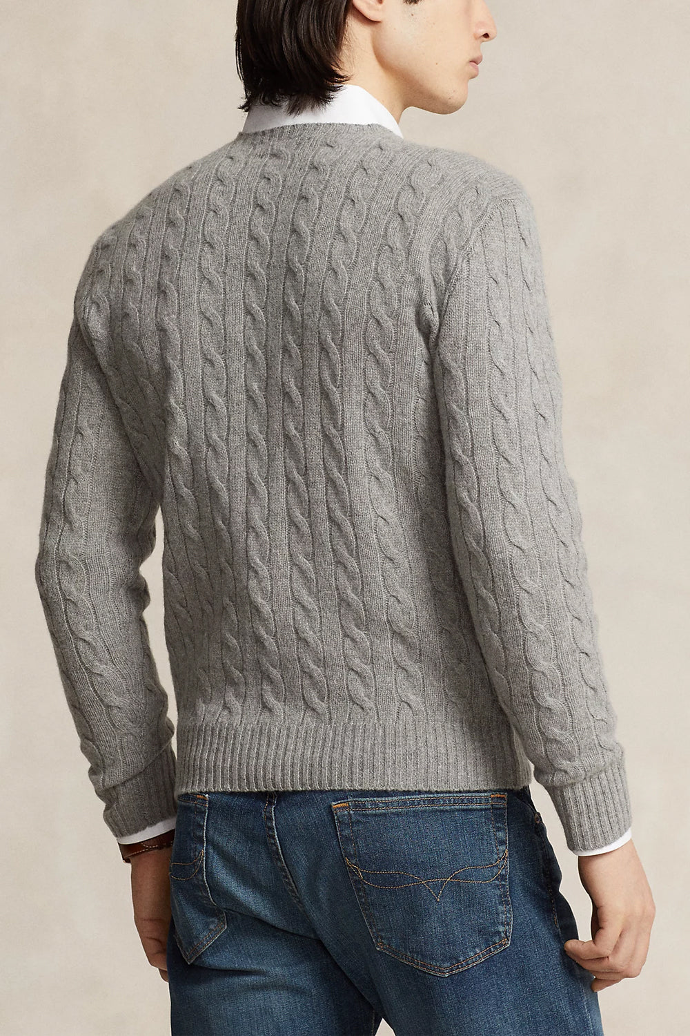 POLO RALPH LAUREN Maglia in lana e cashmire a trecce Uncategorized POLO RALPH LAUREN