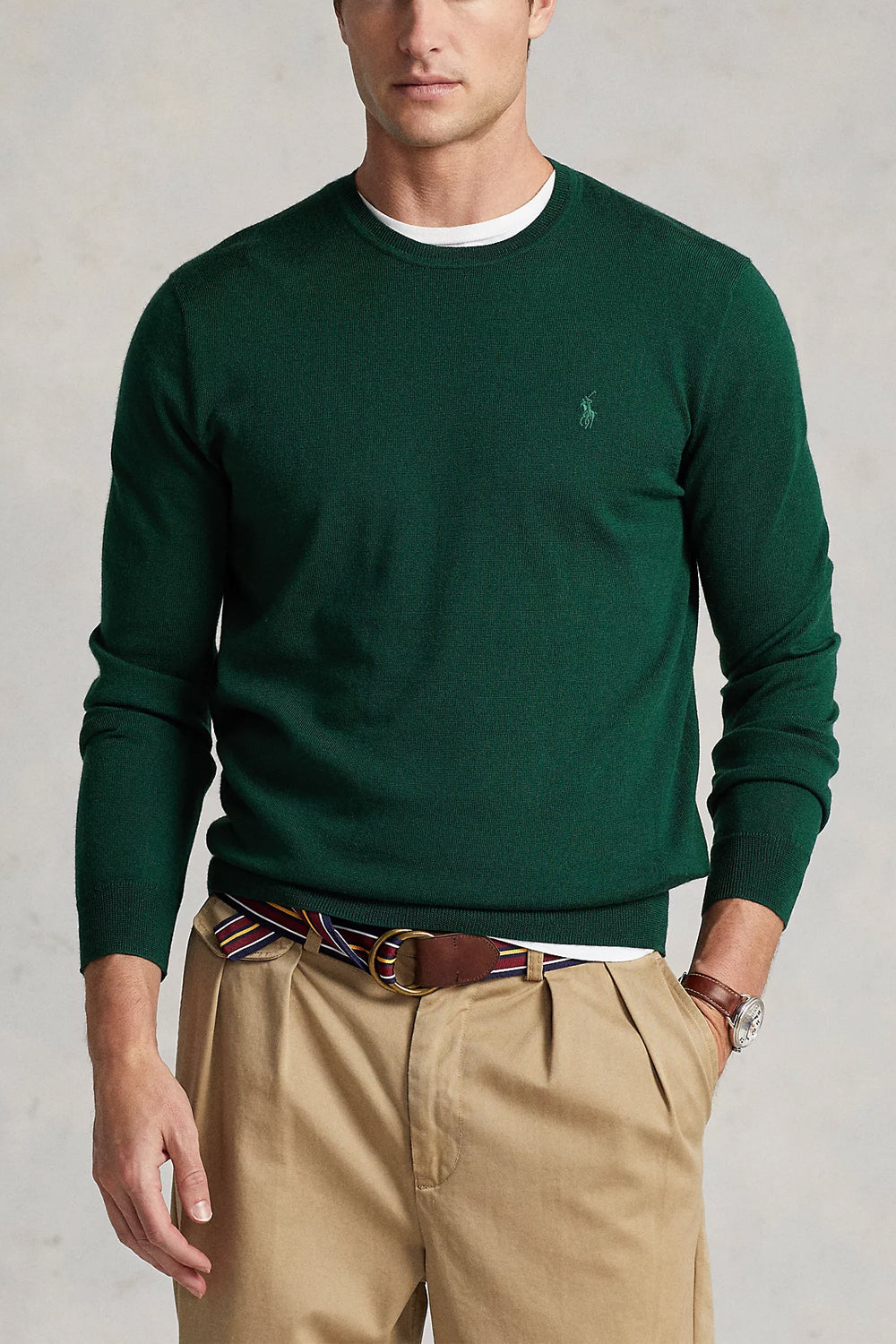 POLO RALPH LAUREN Maglia in lana lavabile Slim-Fit