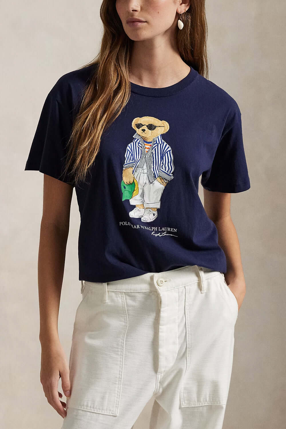 POLO RALPH LAUREN Maglietta Polo Bear in jersey di cotone Uncategorized POLO RALPH LAUREN