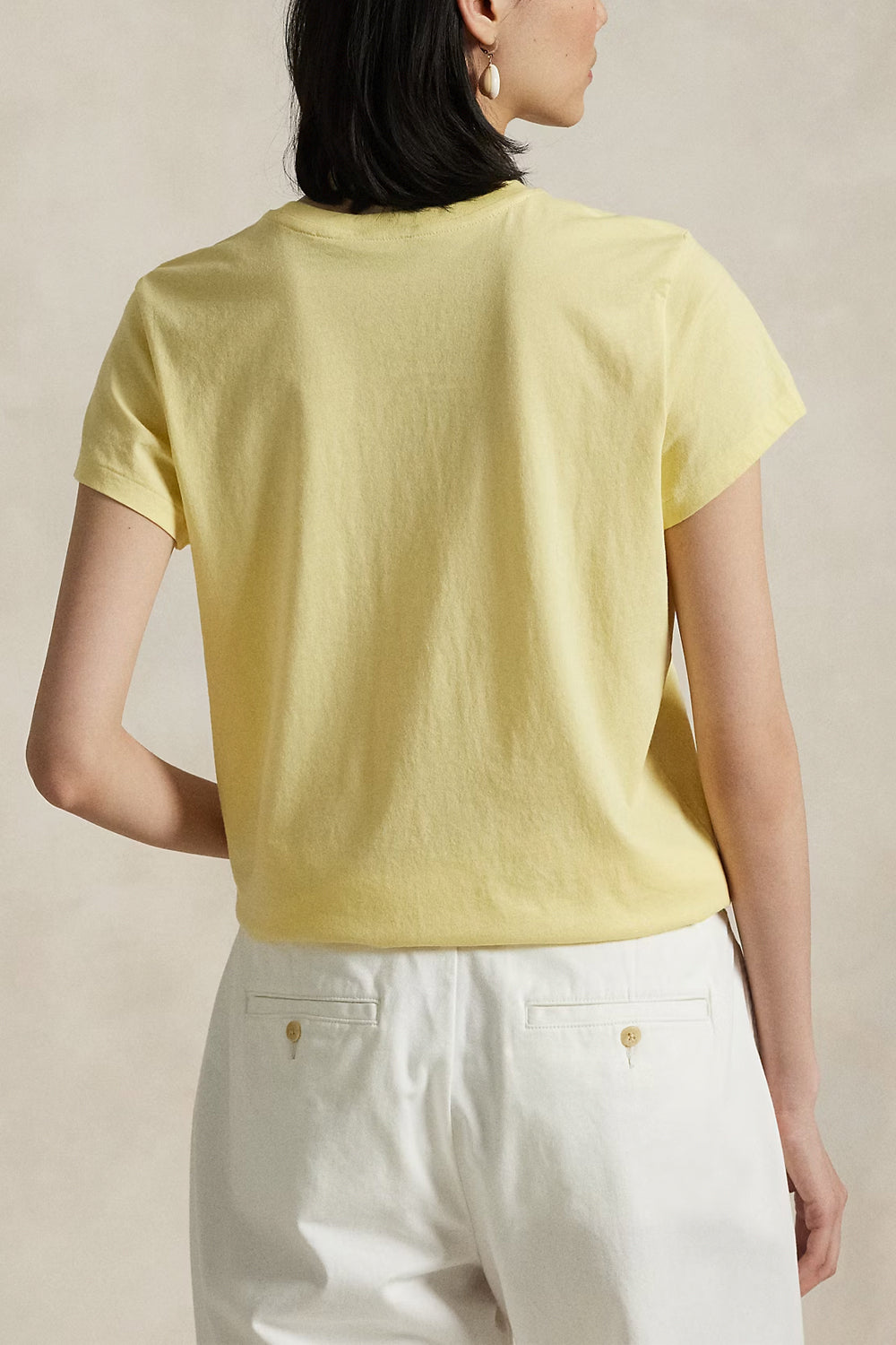 POLO RALPH LAUREN Maglietta girocollo in jersey di cotone