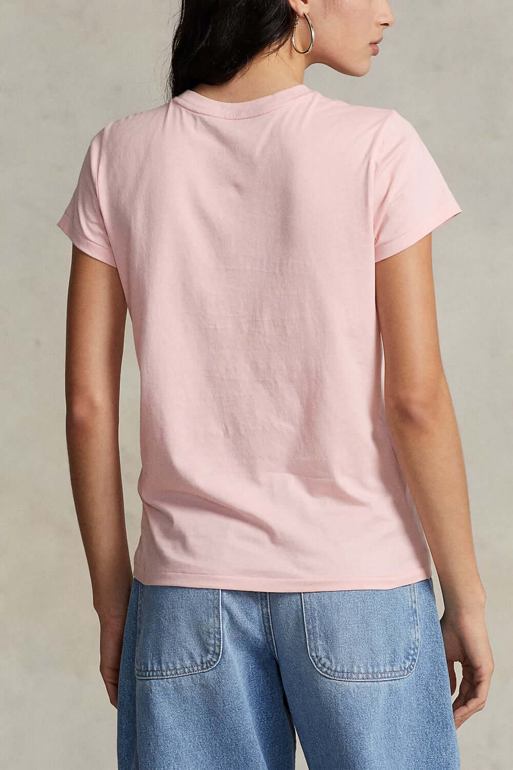 POLO RALPH LAUREN Maglietta girocollo in jersey di cotone
