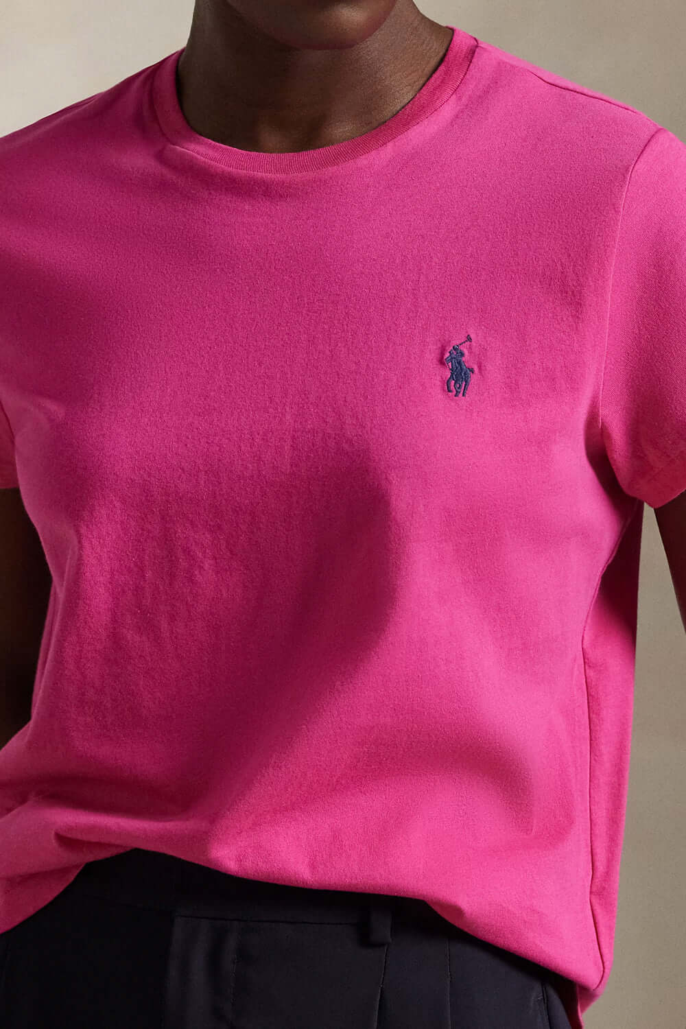 POLO RALPH LAUREN Maglietta girocollo in jersey di cotone