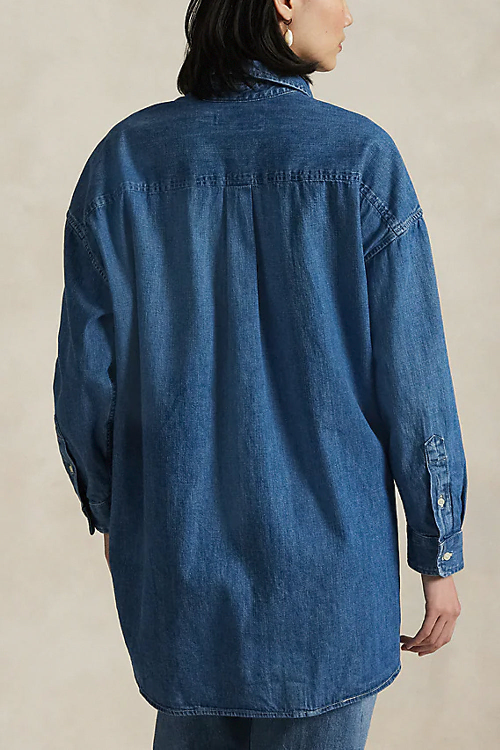 POLO RALPH LAUREN Overshirt in denim di cotone