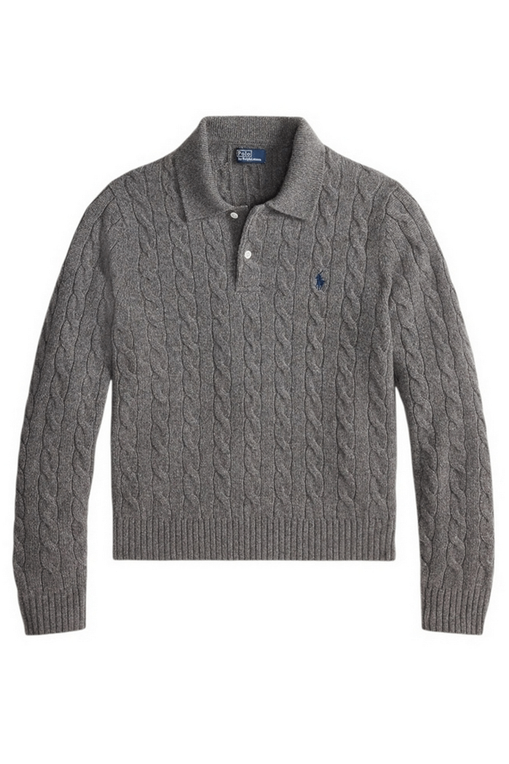 POLO RALPH LAUREN Polo in lana e cashmere a trecce