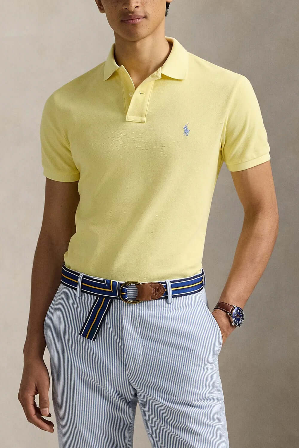 POLO RALPH LAUREN Polo in piqué Custom Slim-Fit Uncategorized POLO RALPH LAUREN