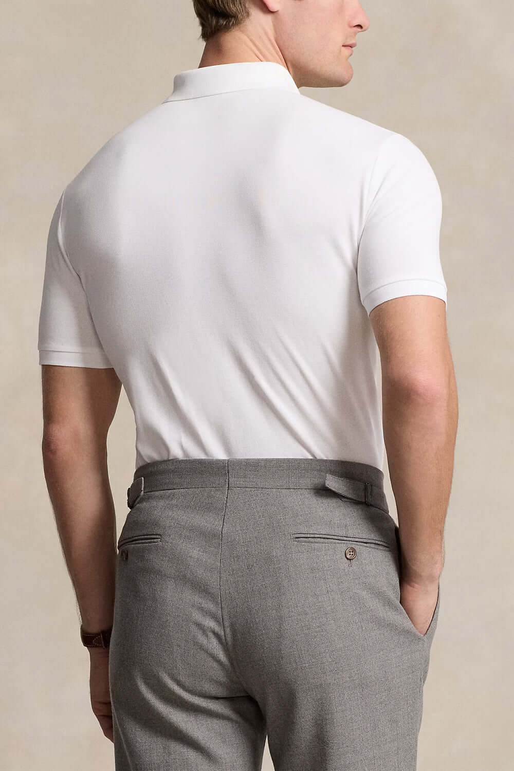 POLO RALPH LAUREN Polo in piqué stretch Custom Slim-Fit Uncategorized POLO RALPH LAUREN
