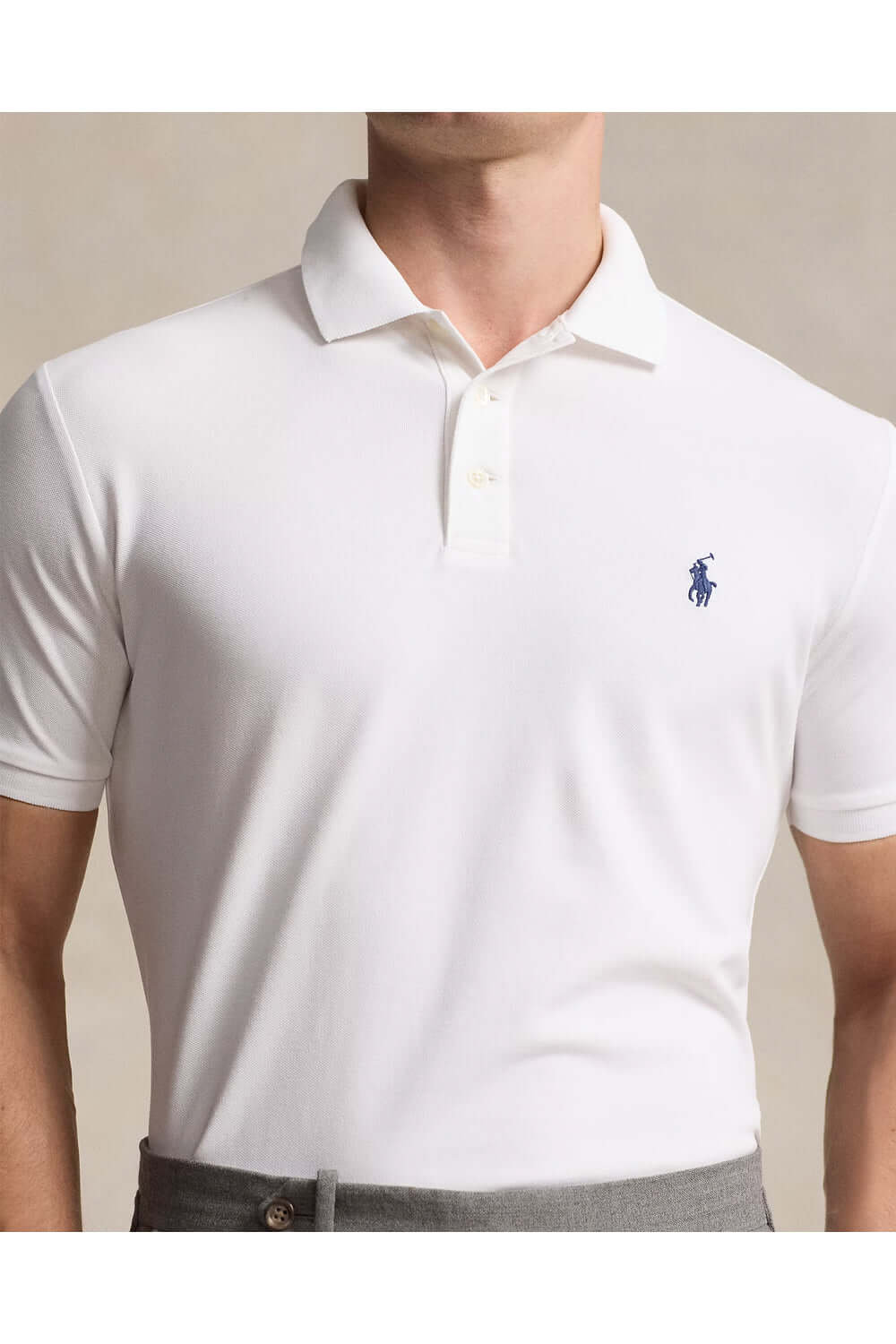 POLO RALPH LAUREN Polo in piqué stretch Custom Slim-Fit Uncategorized POLO RALPH LAUREN