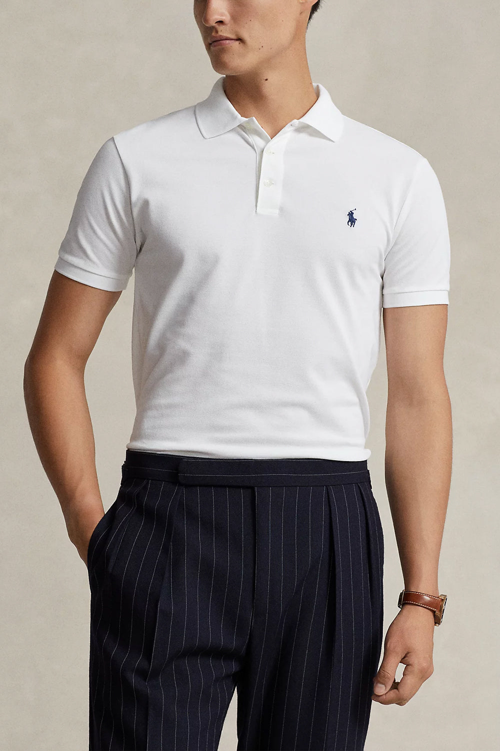 POLO RALPH LAUREN Polo in piqué stretch Slim-Fit POLO RALPH LAUREN