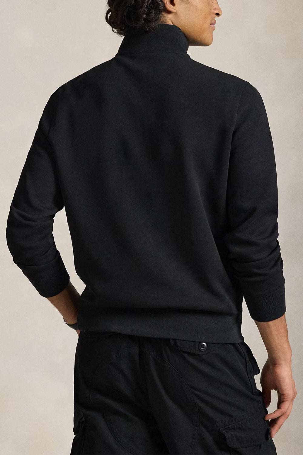 POLO RALPH LAUREN Pullover a maglia doppia con cerniera